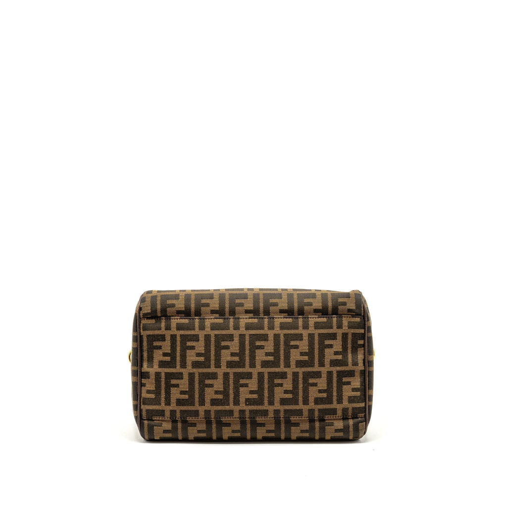 fendi-boston-bag-ff-jacquard-canvas-brown-ghw
