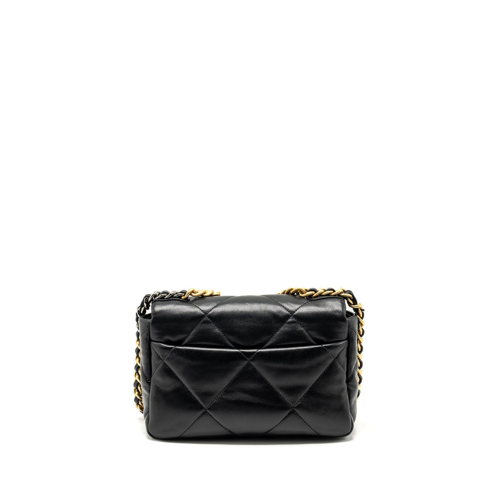 chanel-small-19-bag-lambskin-black-multicolor-hardware
