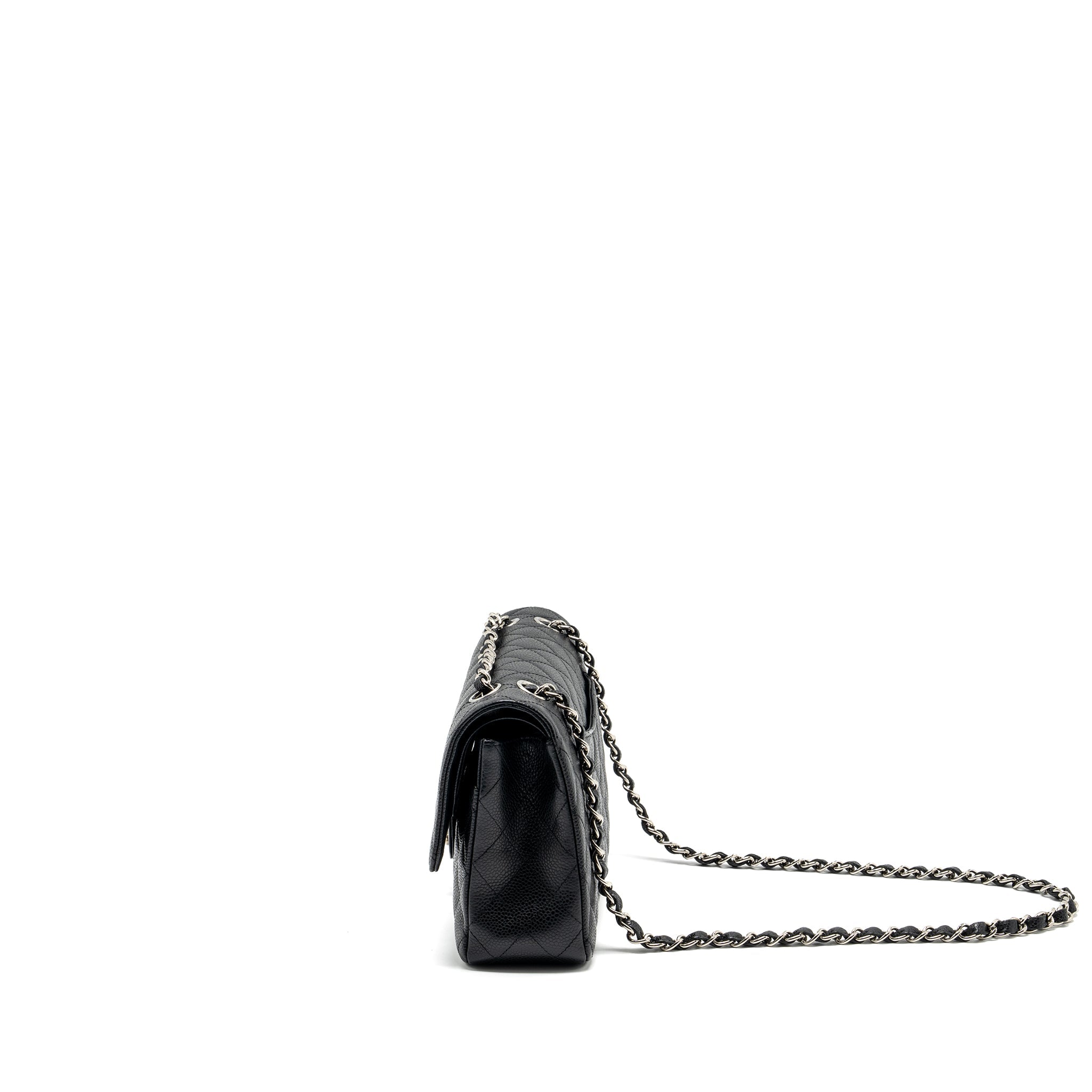 chanel-medium-classic-double-flap-bag-caviar-black-shw-8