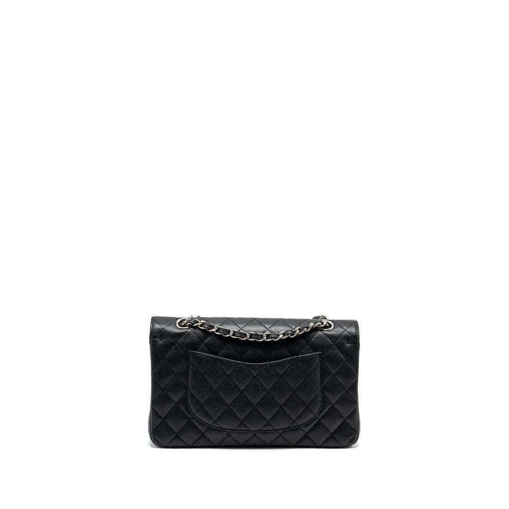 chanel-medium-classic-double-flap-bag-caviar-black-shw-8
