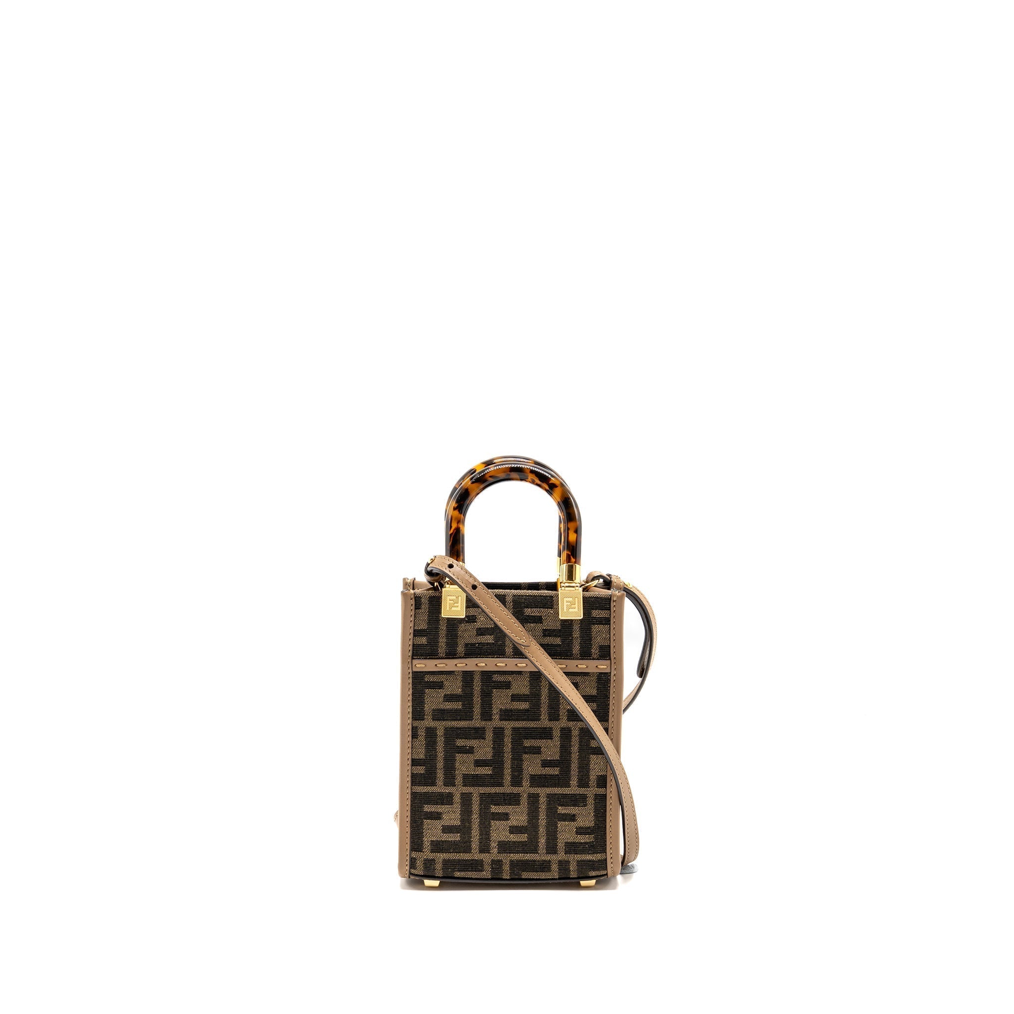 fendi-mini-sunshine-shopper-bag-ff-canvas-calfskin-brown-ghw