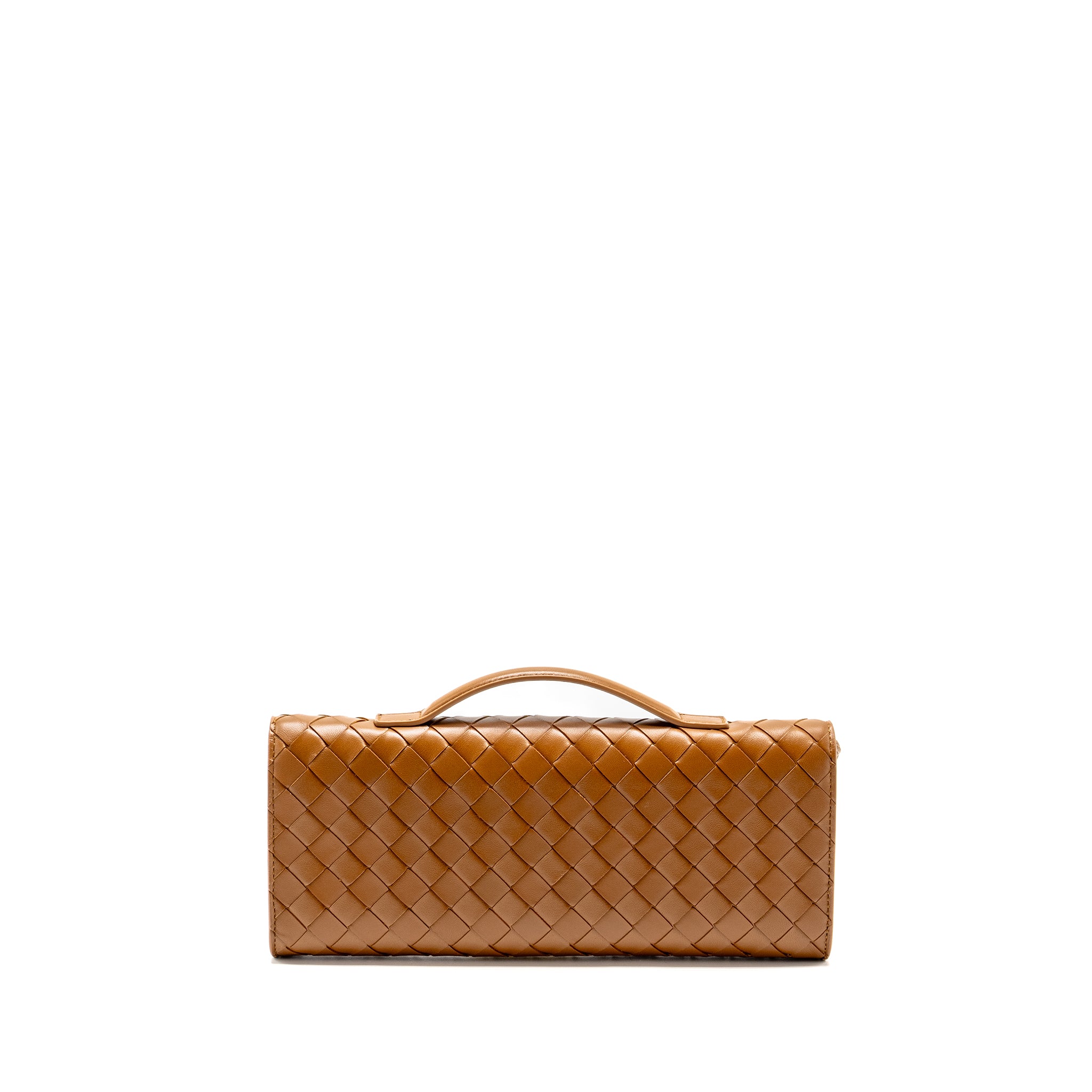 bottega-veneta-andiamo-clutch-bag-lambskin-brown-ghw