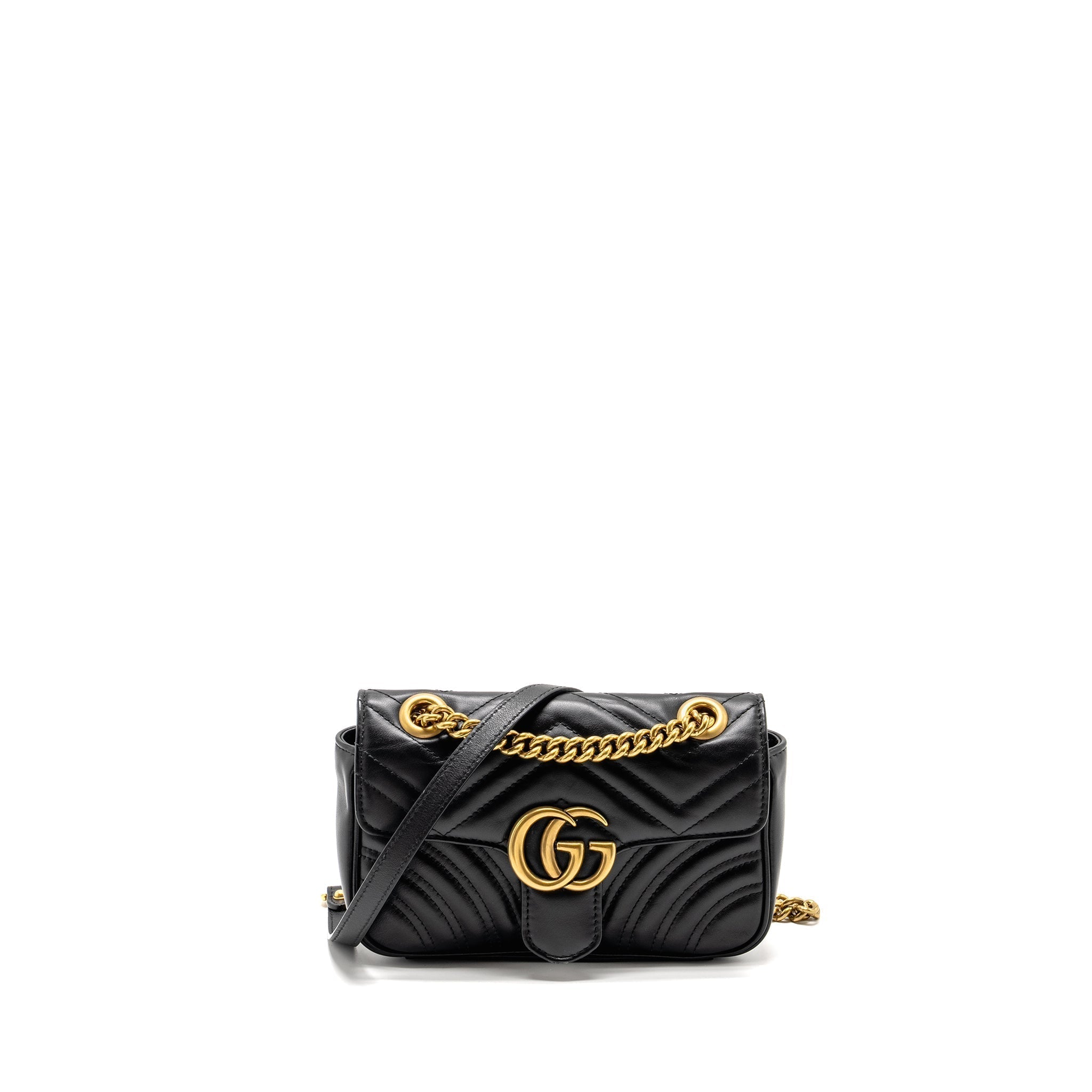 gucci-mini-gg-marmont-shoulder-bag-calfskin-black-ghw-2