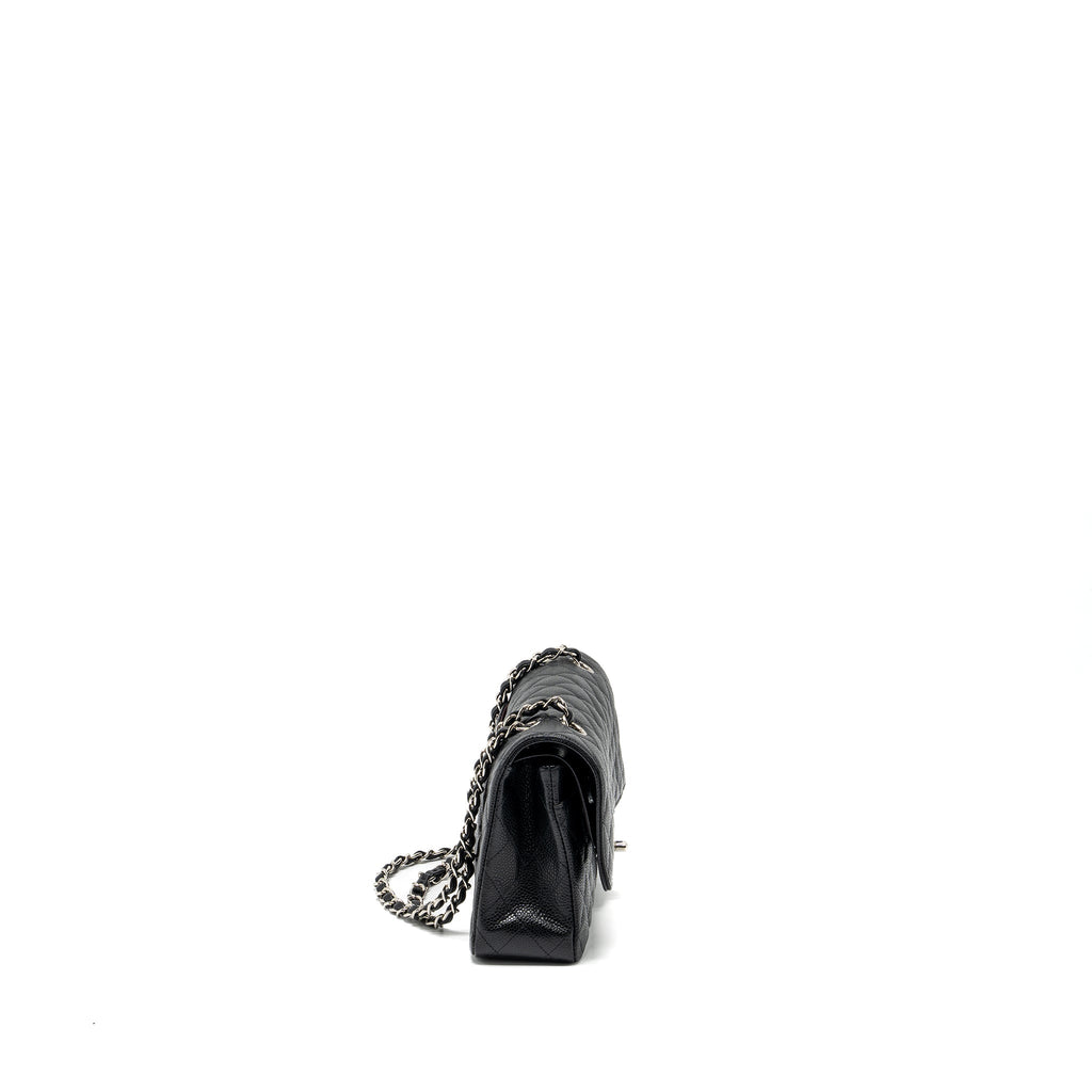 chanel-medium-classic-double-flap-bag-caviar-black-shw-6