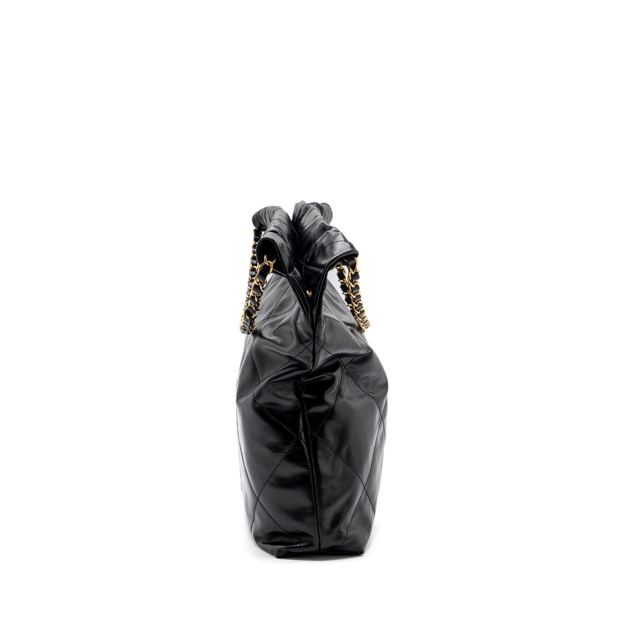 chanel-medium-22-bag-gold-letter-shiny-calfskin-black-ghwmicrochip