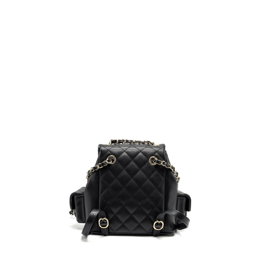 chanel-23k-triple-pocket-backpack-caviar-black-lghw-microchip