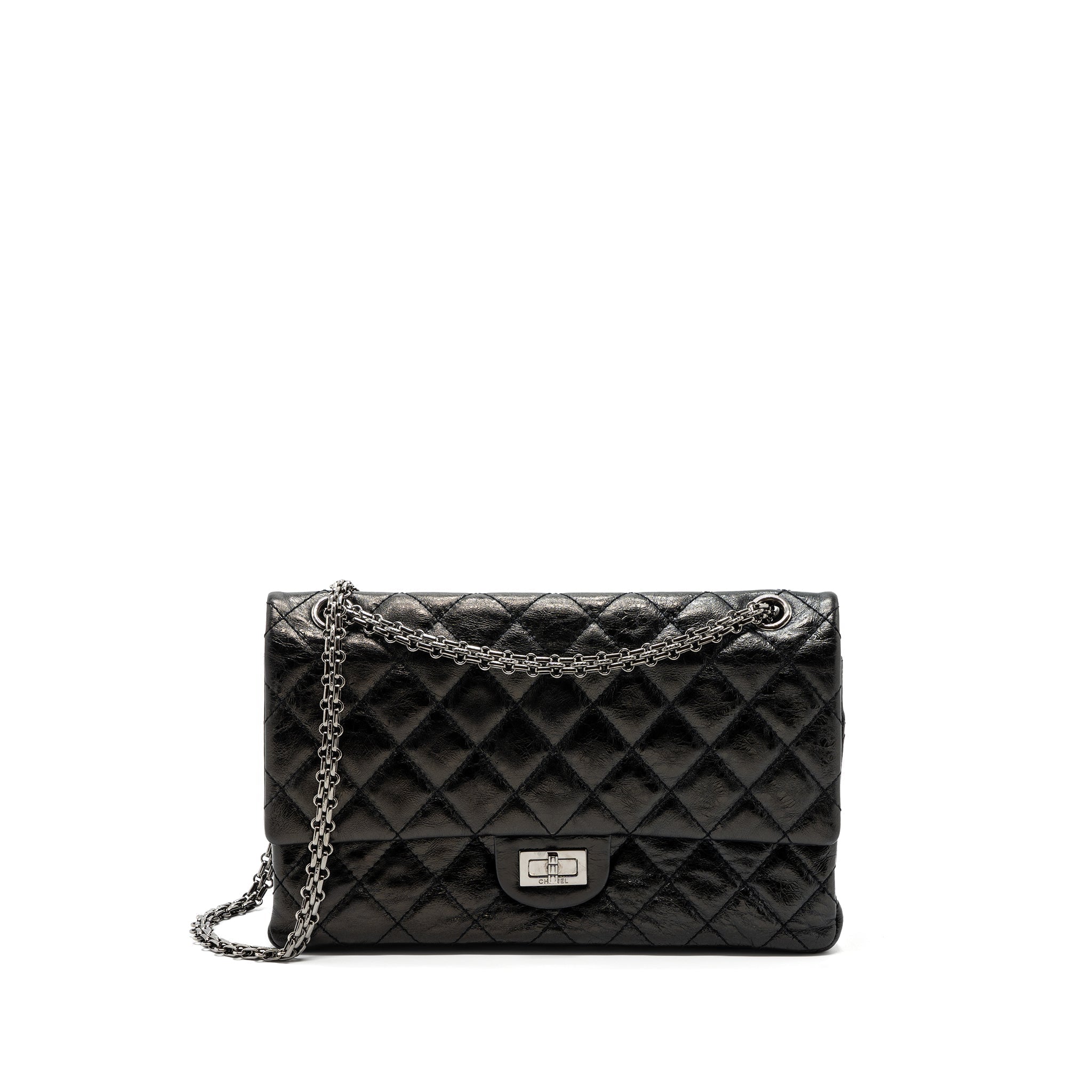 chanel-2-55-226-reissue-double-flap-bag-grained-calfskin-black-shw