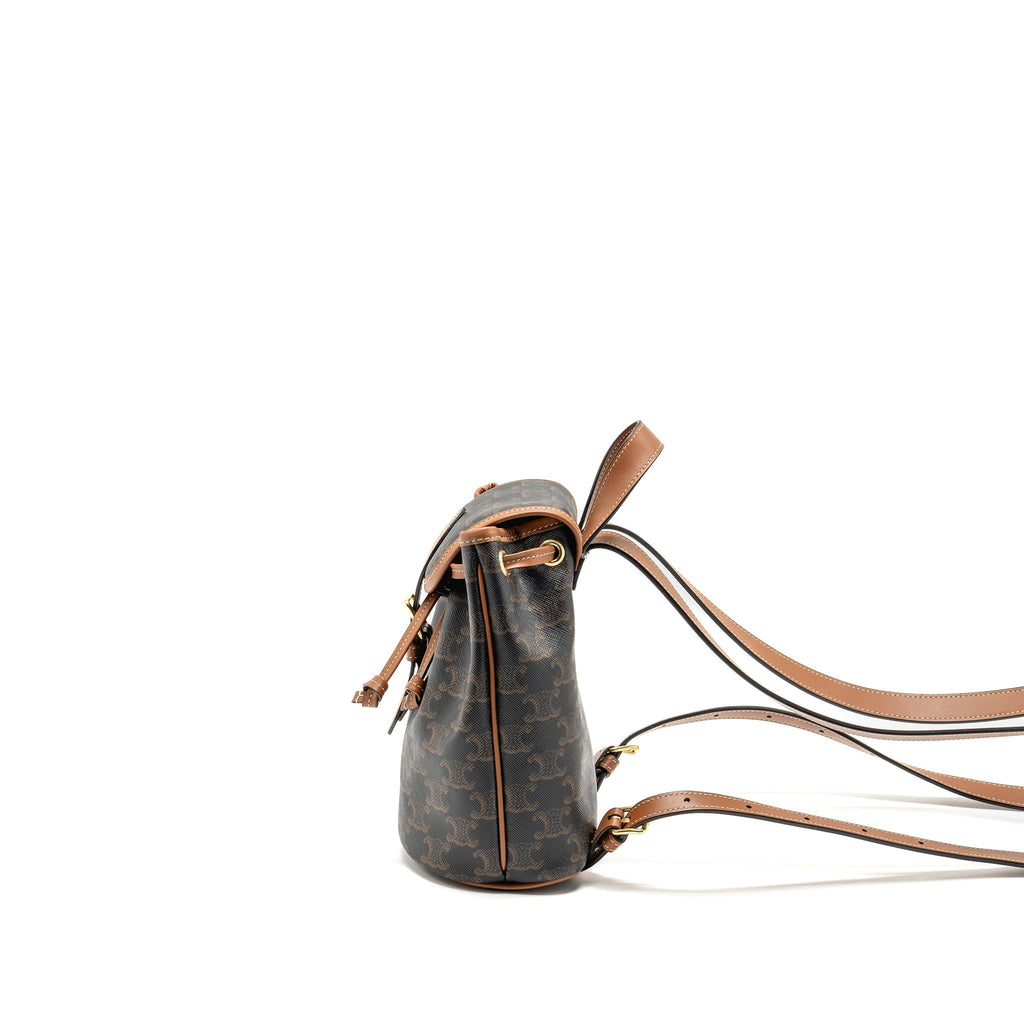 celine-mini-backpack-folco-triomphe-canvas-calfskin-tan-ghw-2
