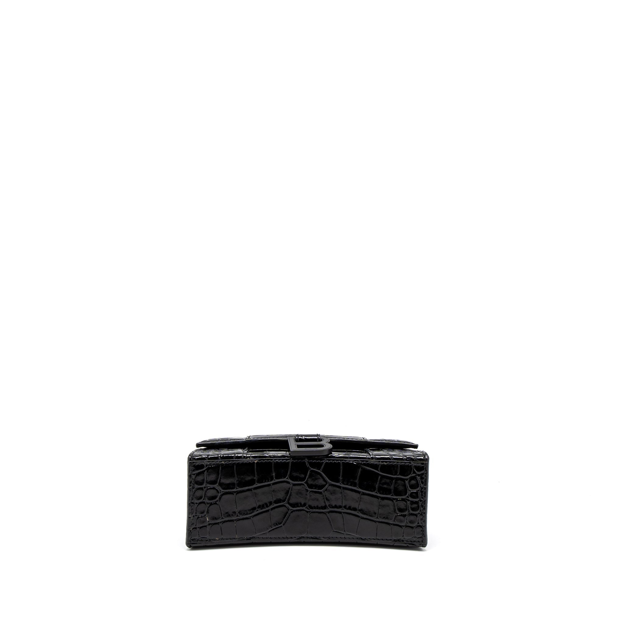 balenciaga-hourglass-xs-croc-embossed-calfskin-so-black-1