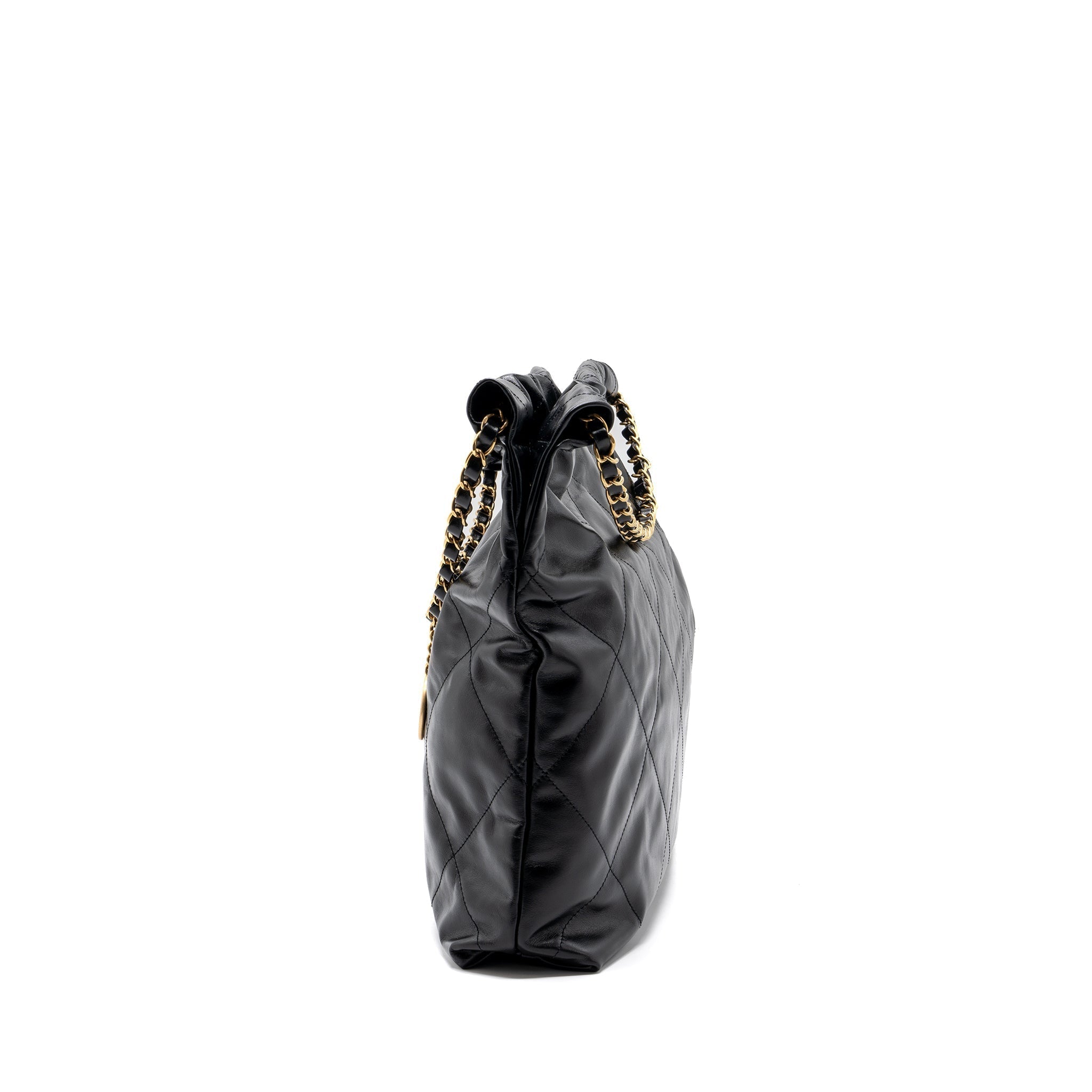 chanel-medium-22-bag-gold-letter-shiny-calfskin-black-ghwmicrochip