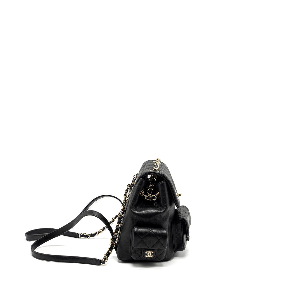 chanel-23k-triple-pocket-backpack-caviar-black-lghw-microchip