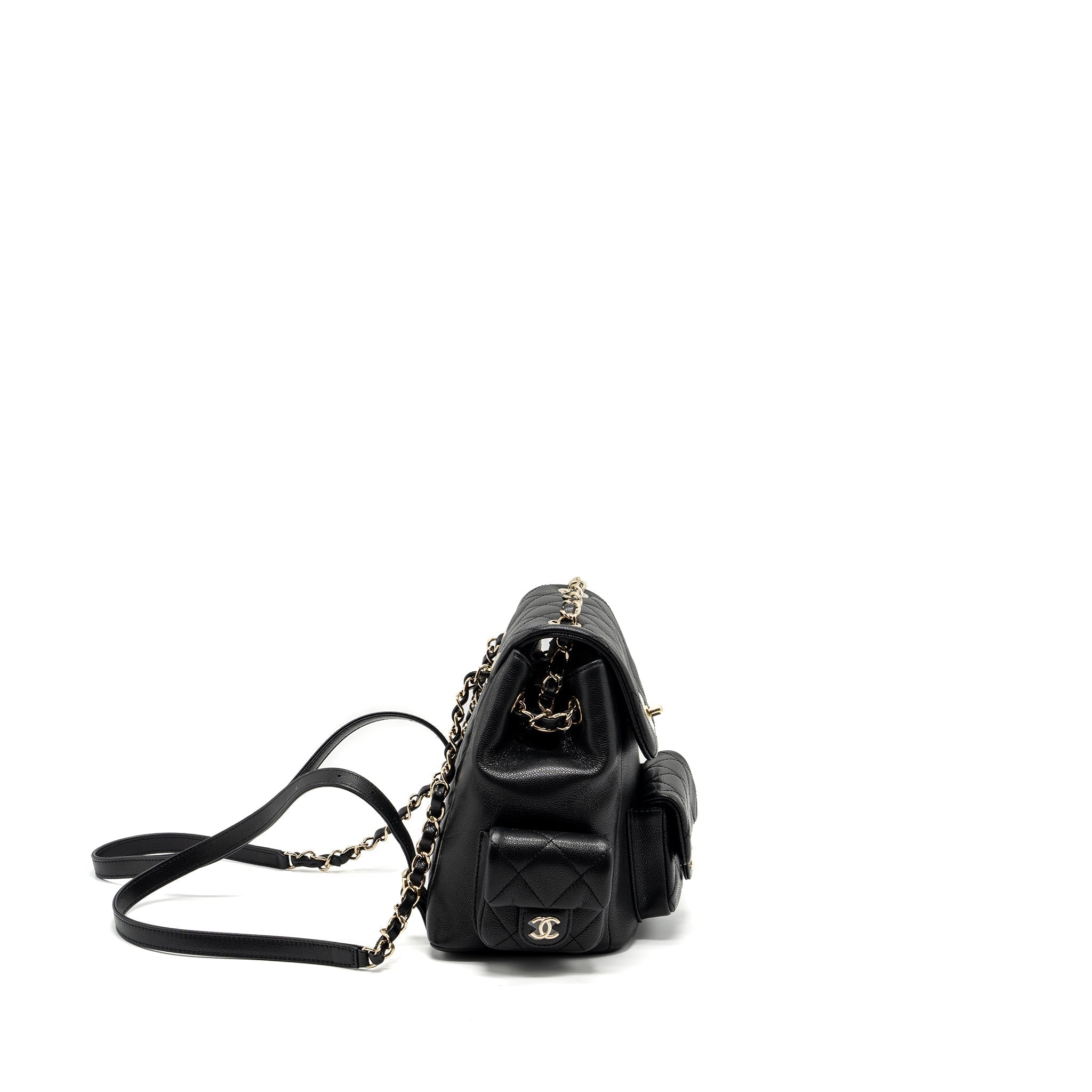 chanel-23k-triple-pocket-backpack-caviar-black-lghw-microchip