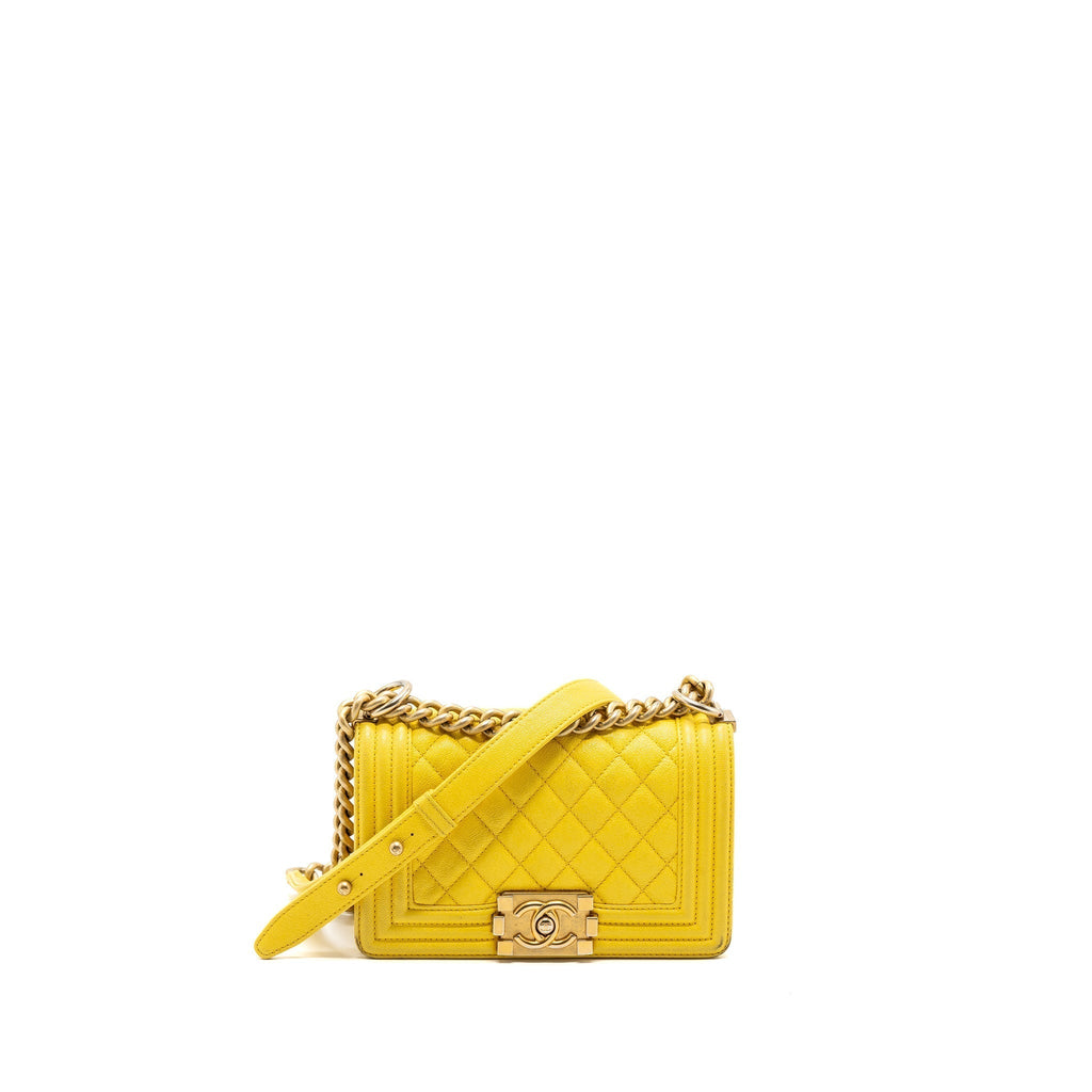 chanel-small-boy-bag-grain-calfskin-yellow-ghw
