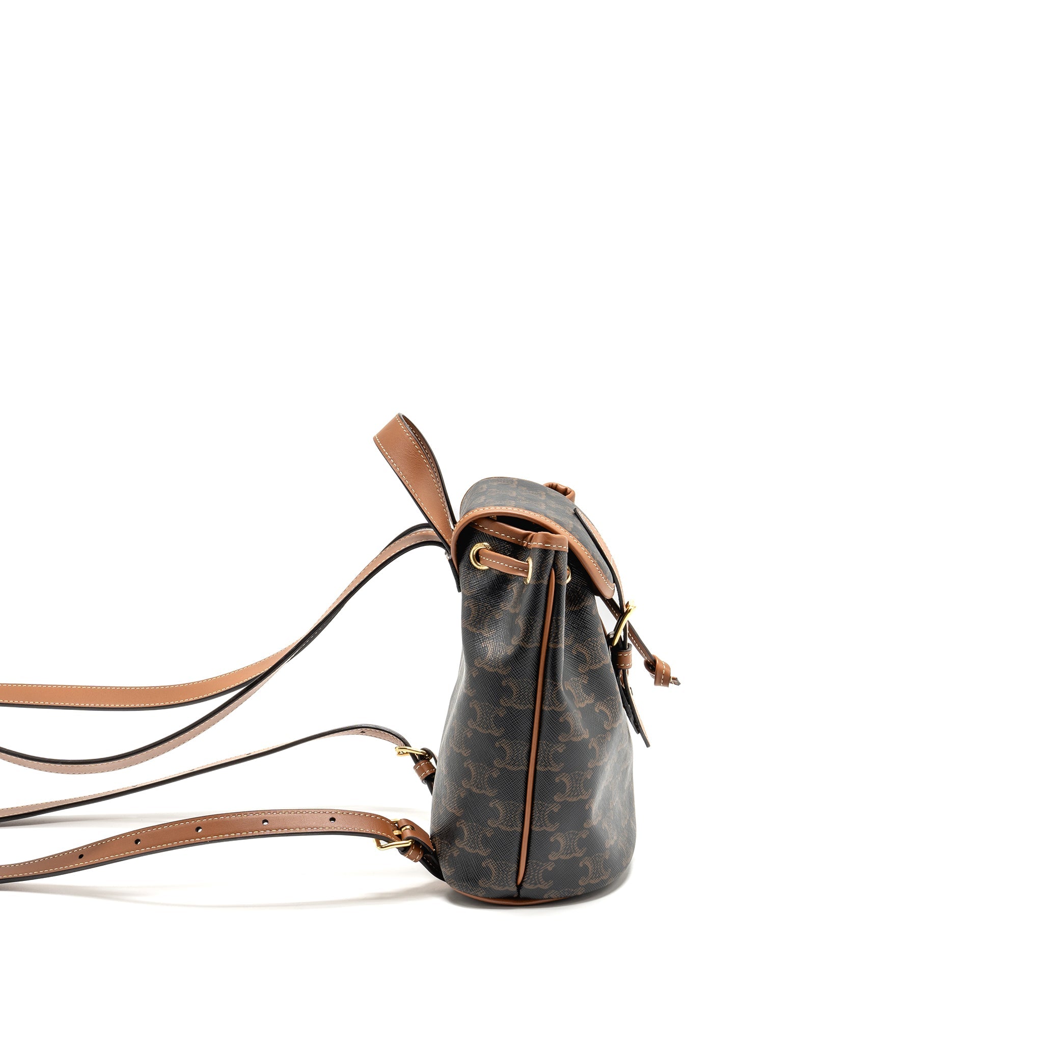 celine-mini-backpack-folco-triomphe-canvas-calfskin-tan-ghw-2