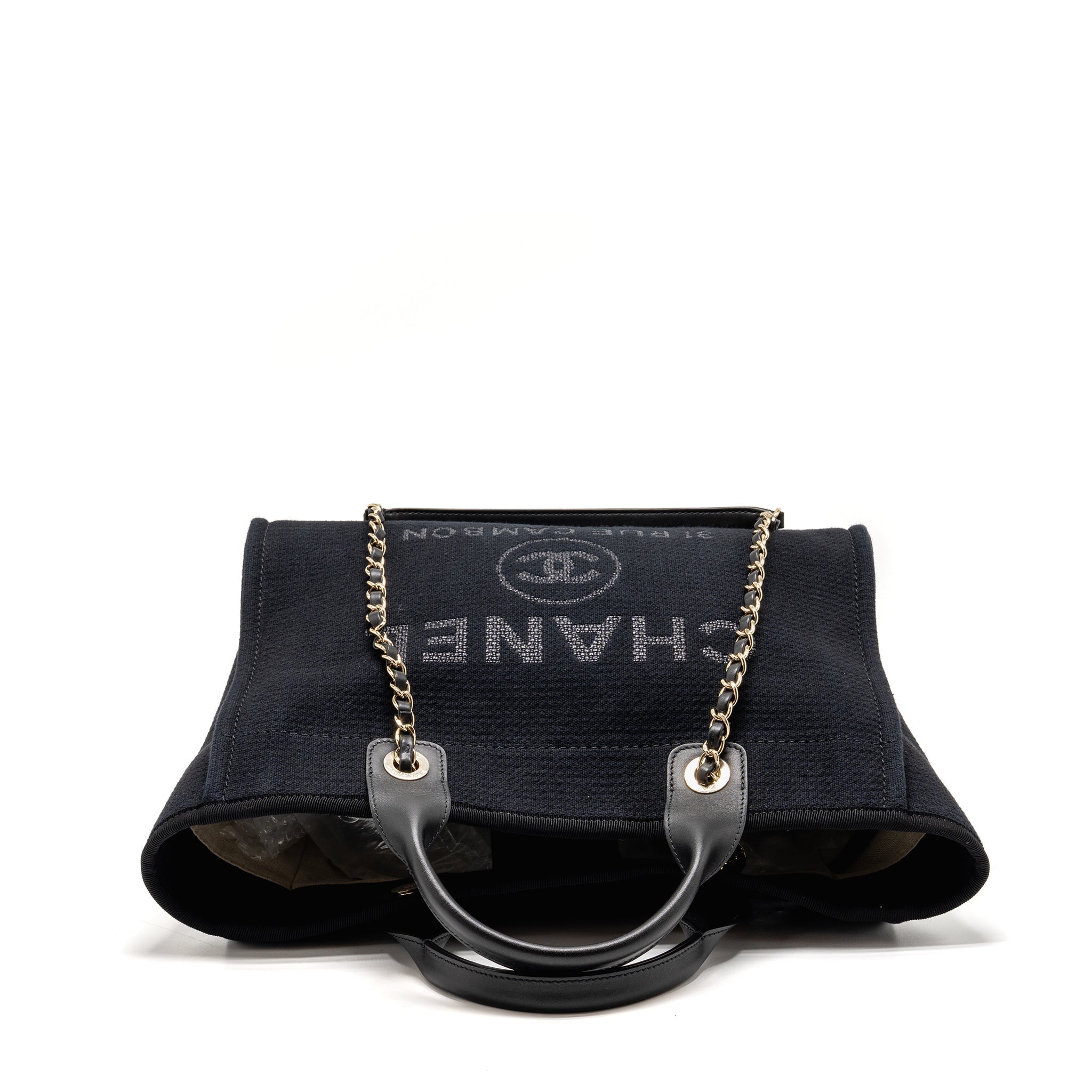 chanel-deauville-tote-bag-canvas-calfskin-black-lghwmicrochip