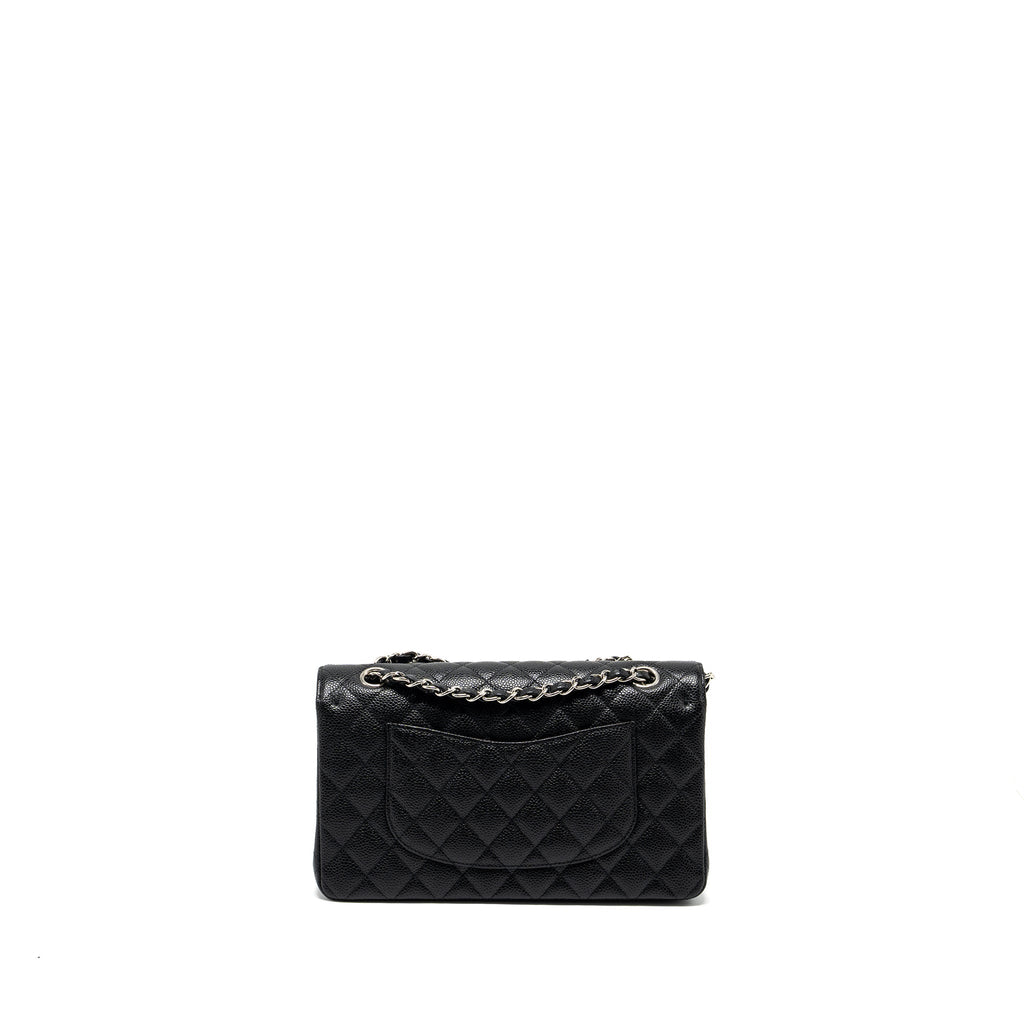 chanel-medium-classic-double-flap-bag-caviar-black-shw-6