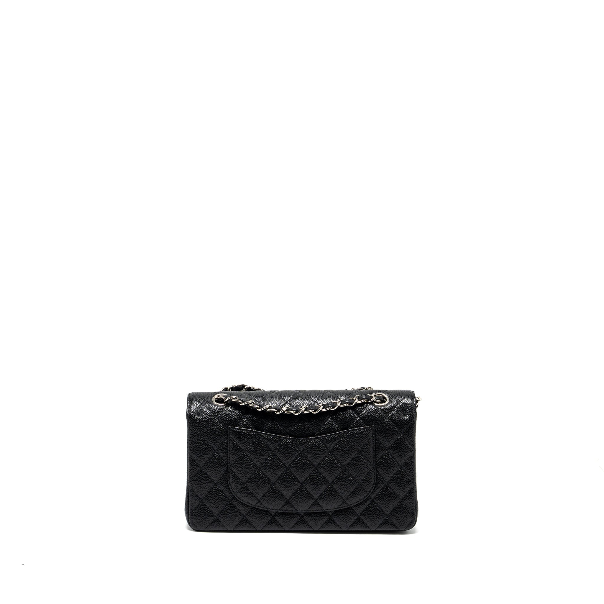 chanel-medium-classic-double-flap-bag-caviar-black-shw-6