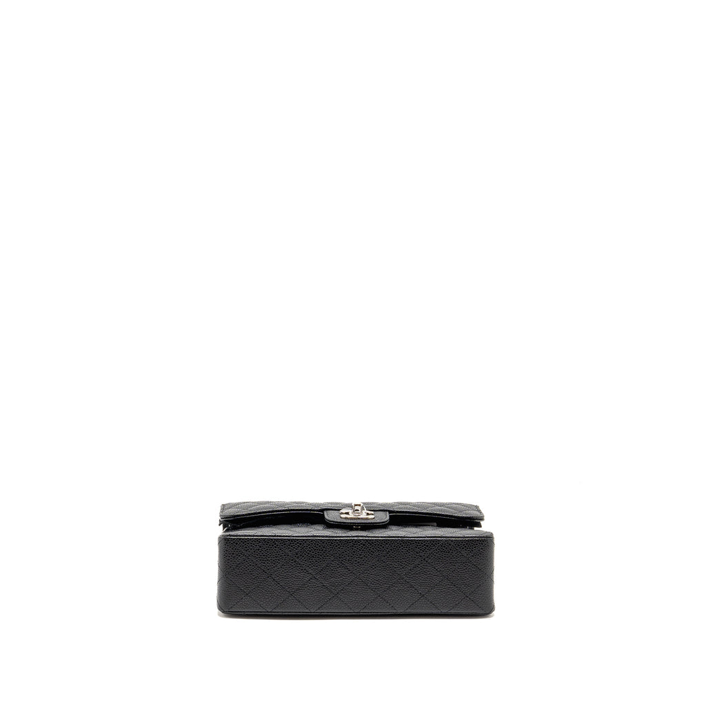 chanel-small-classic-double-flap-bag-caviar-black-shw