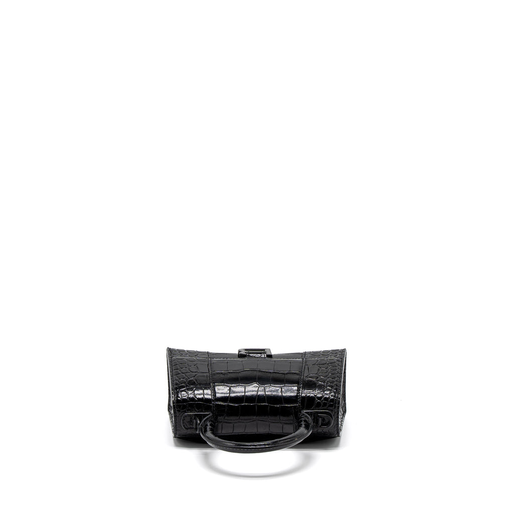 balenciaga-hourglass-xs-croc-embossed-calfskin-so-black-1