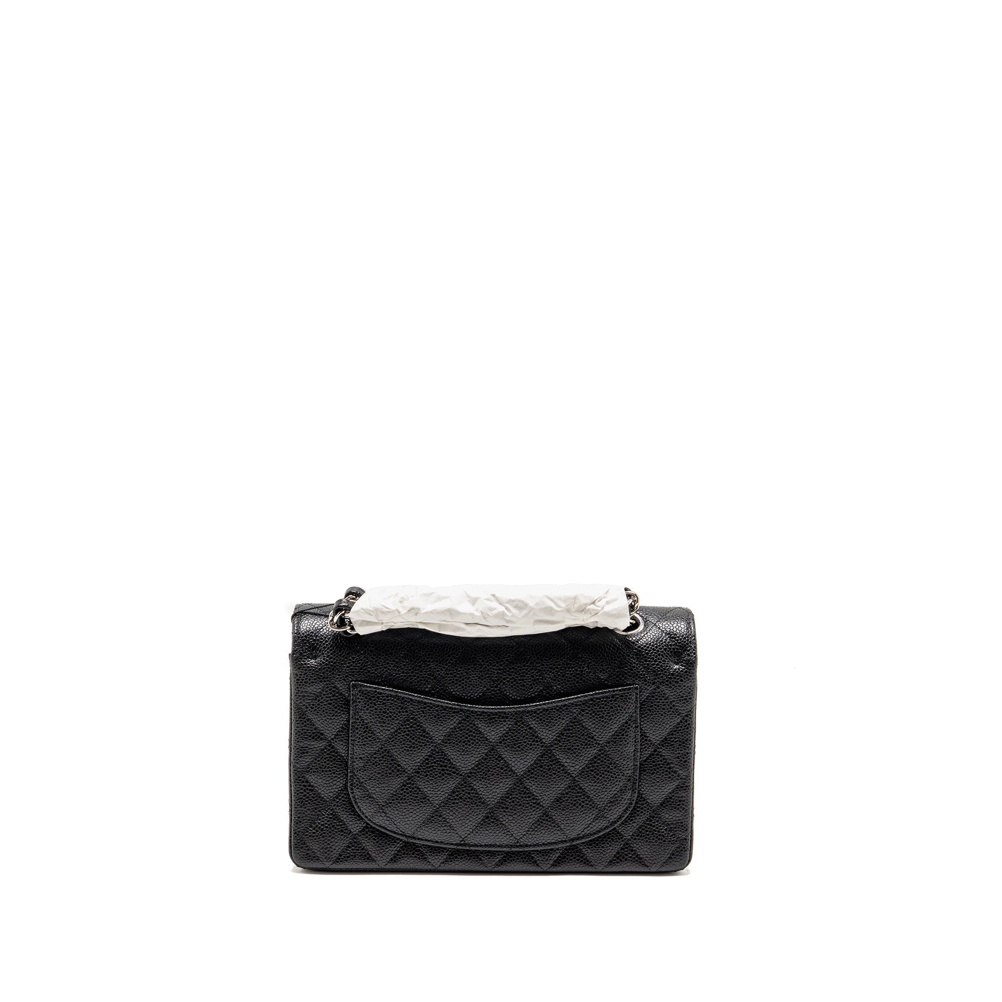 chanel-small-classic-double-flap-bag-caviar-black-shw