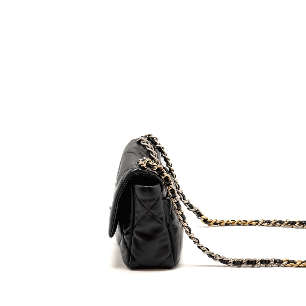 chanel-small-19-bag-lambskin-black-multicolour-hardware-microchip-7