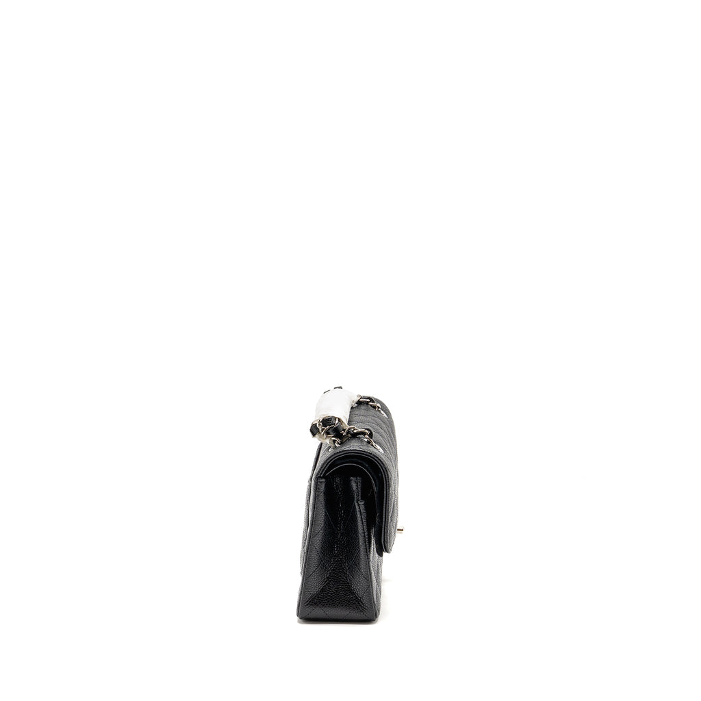 chanel-small-classic-double-flap-bag-caviar-black-shw