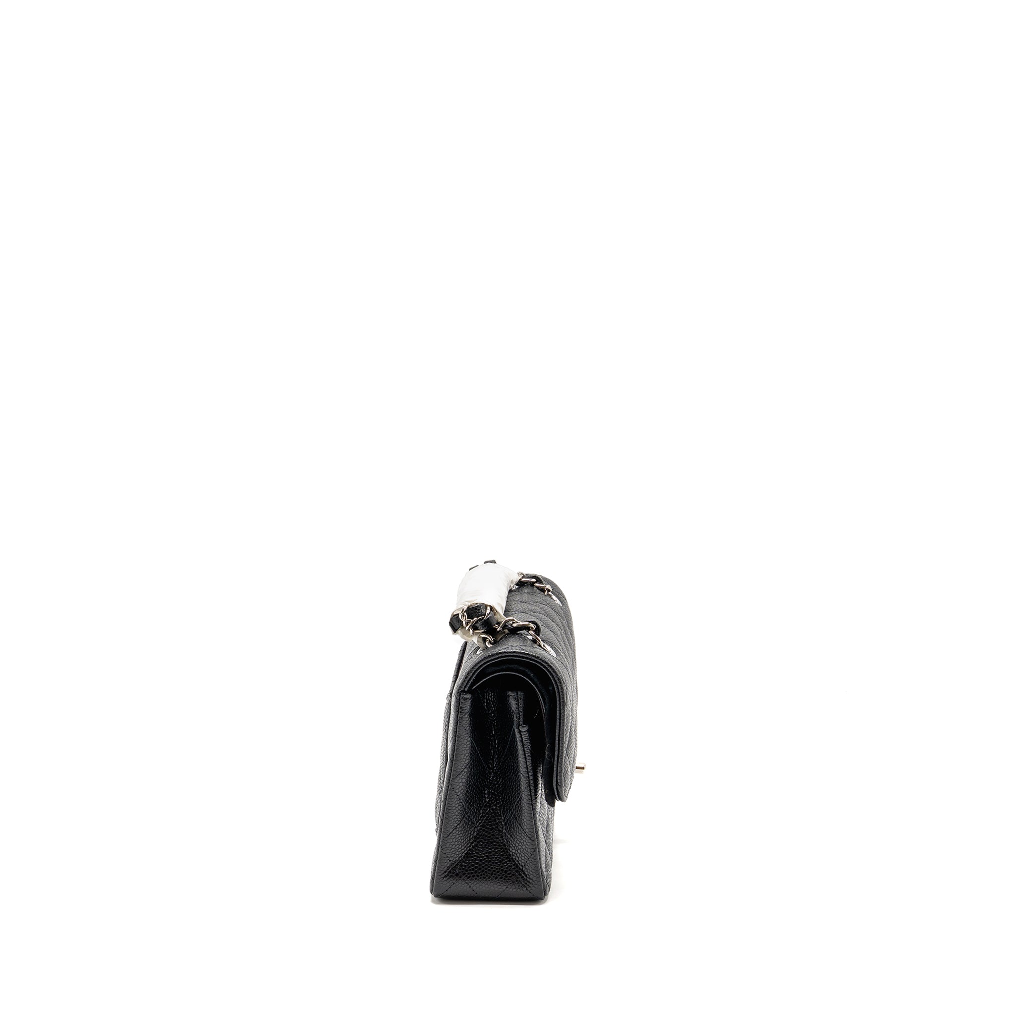 chanel-small-classic-double-flap-bag-caviar-black-shw