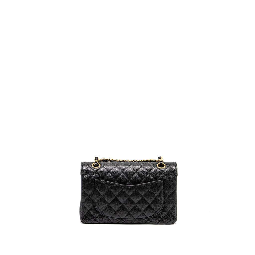 chanel-small-classic-double-flap-bag-caviar-black-ghw-microchip-copy