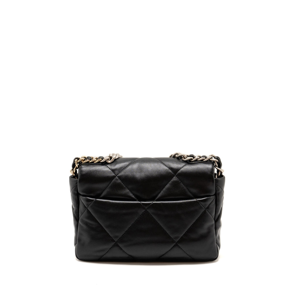 chanel-small-19-bag-lambskin-black-multicolour-hardware-microchip-7