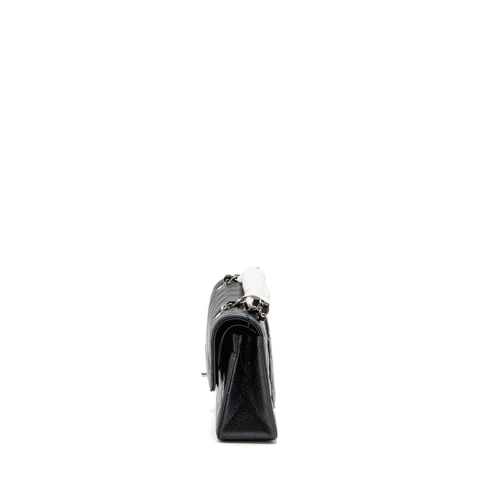 chanel-small-classic-double-flap-bag-caviar-black-shw