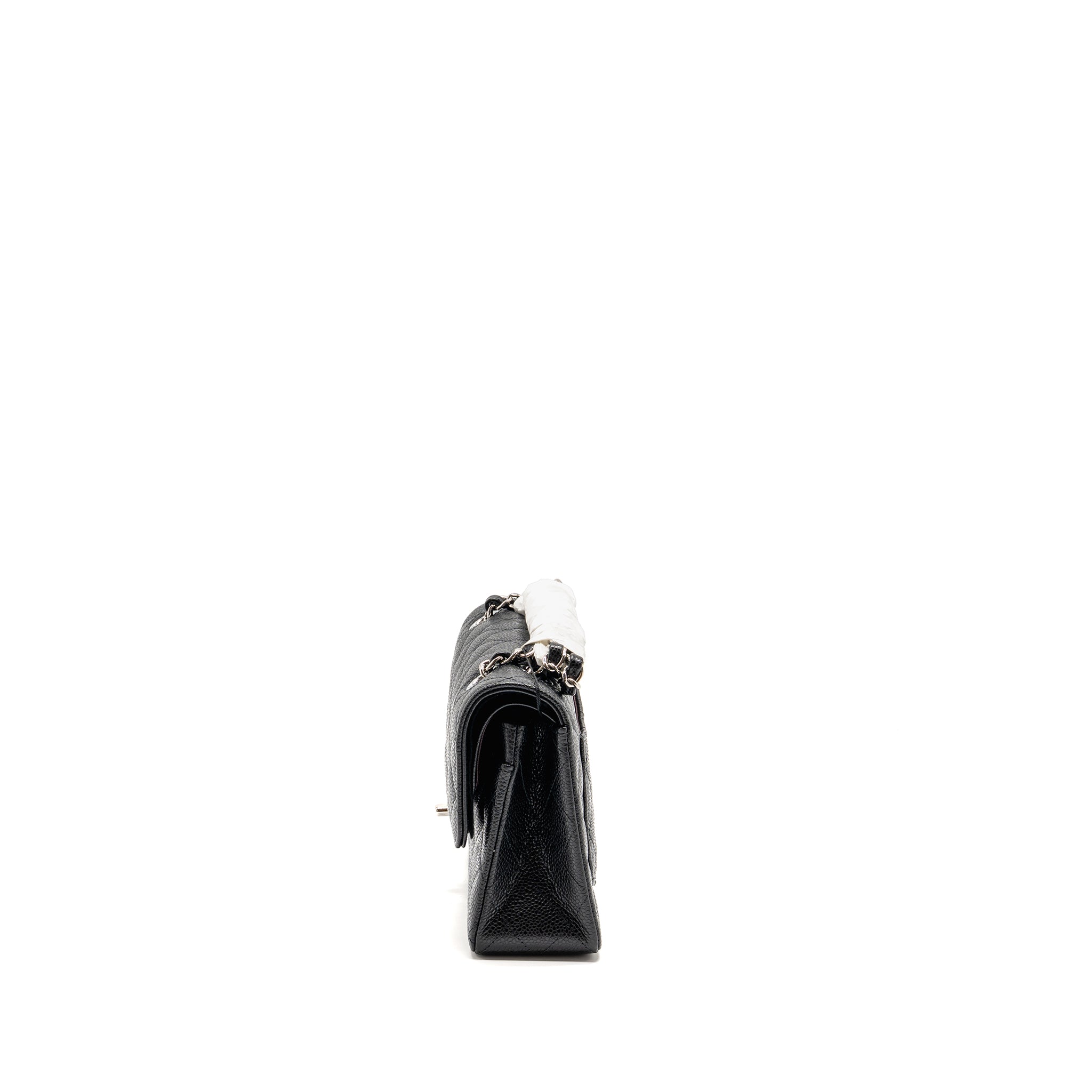 chanel-small-classic-double-flap-bag-caviar-black-shw