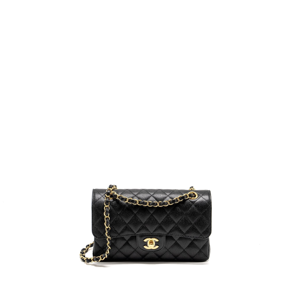 chanel-small-classic-double-flap-bag-caviar-black-ghw-microchip-copy