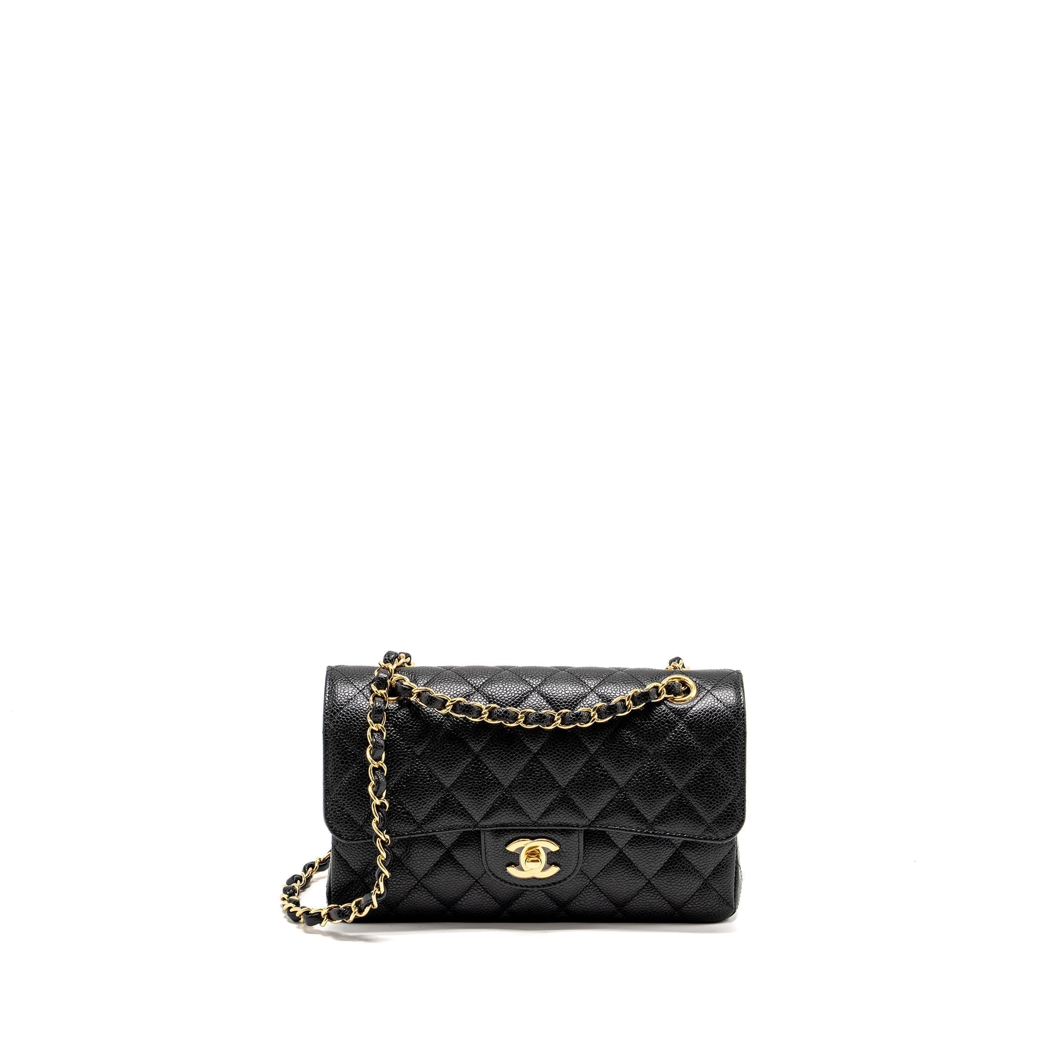 chanel-small-classic-double-flap-bag-caviar-black-ghw-microchip-copy