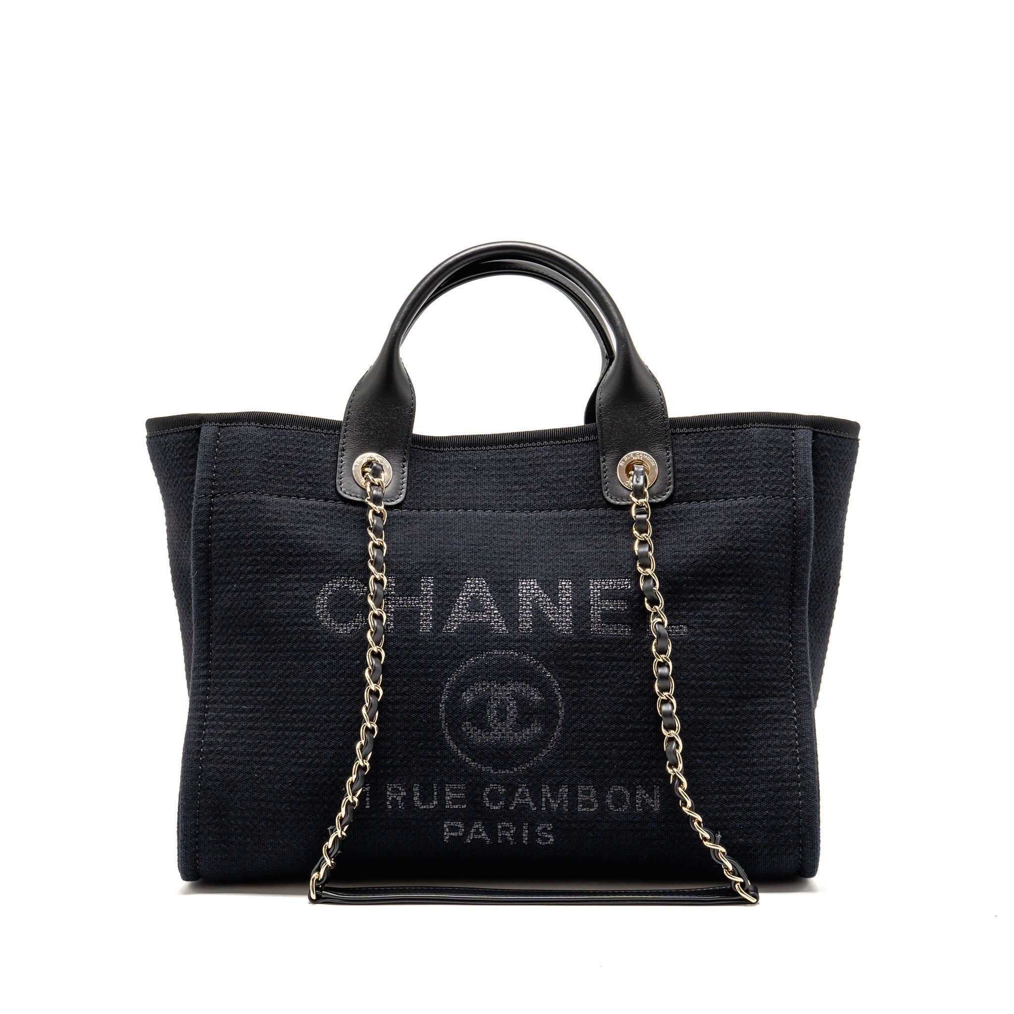 chanel-deauville-tote-bag-canvas-calfskin-black-lghwmicrochip