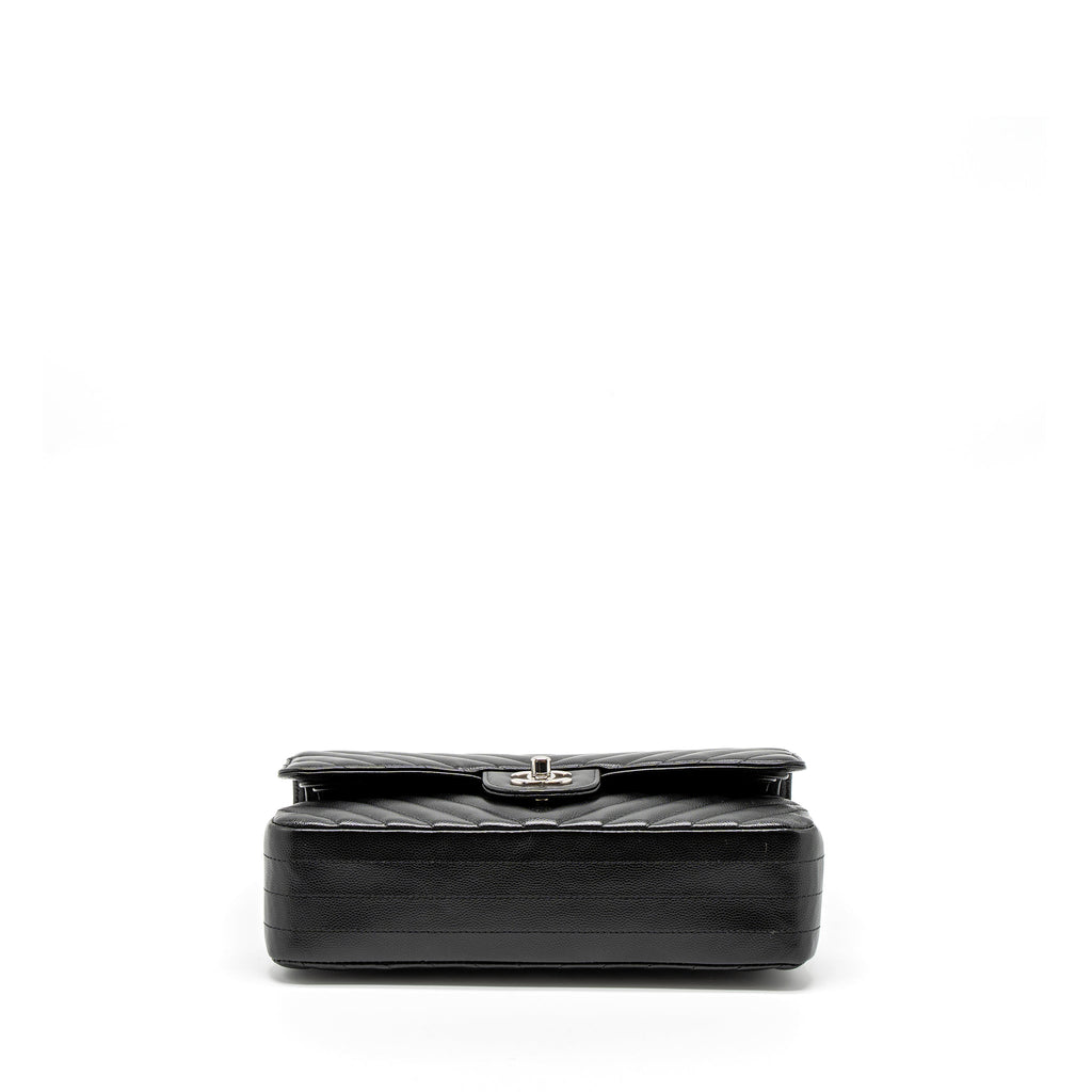 chanel-medium-classic-double-flap-bag-chevron-caviar-black-shw-1