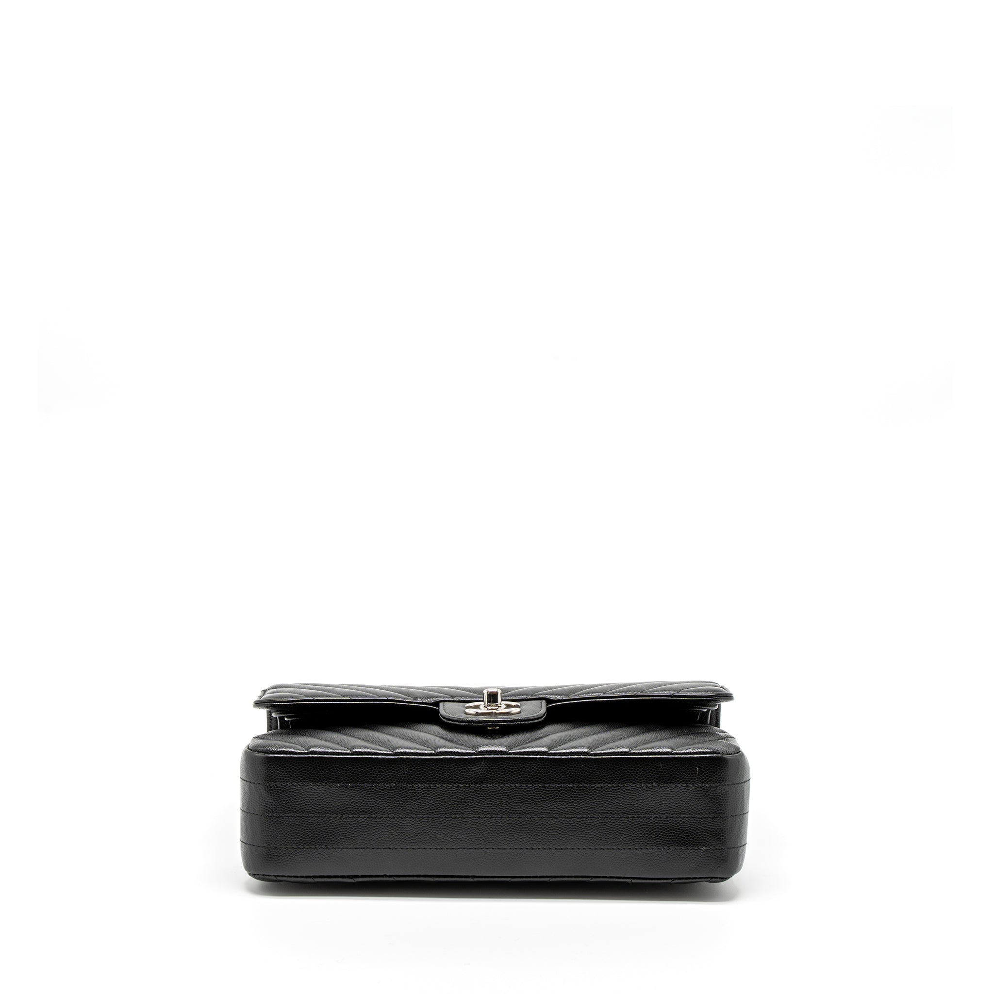 chanel-medium-classic-double-flap-bag-chevron-caviar-black-shw-1