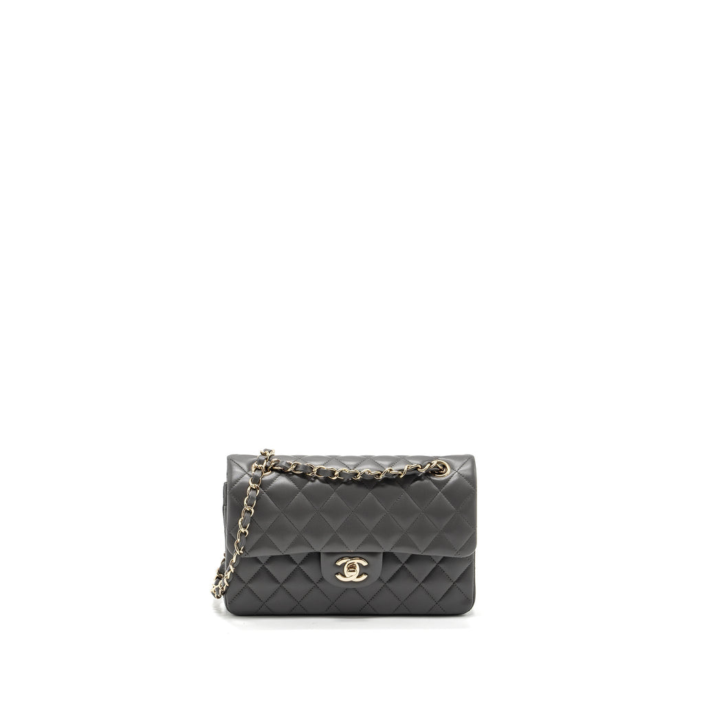 chanel-22a-small-classic-double-flap-bag-lambskin-grey-lghwmicrochip
