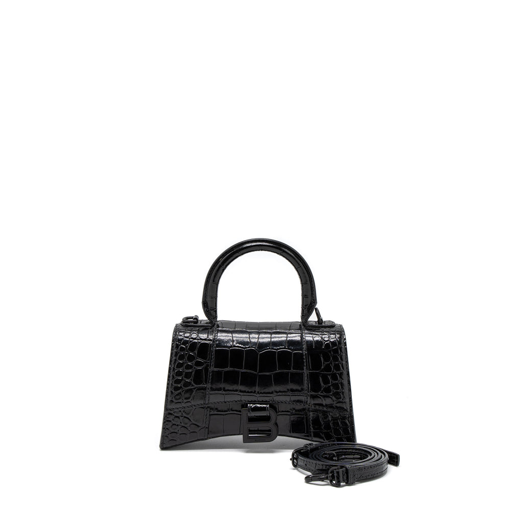 balenciaga-hourglass-xs-croc-embossed-calfskin-so-black-1