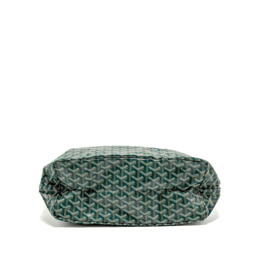 goyard-saint-louis-pm-tote-goyardine-canvas-green-shw