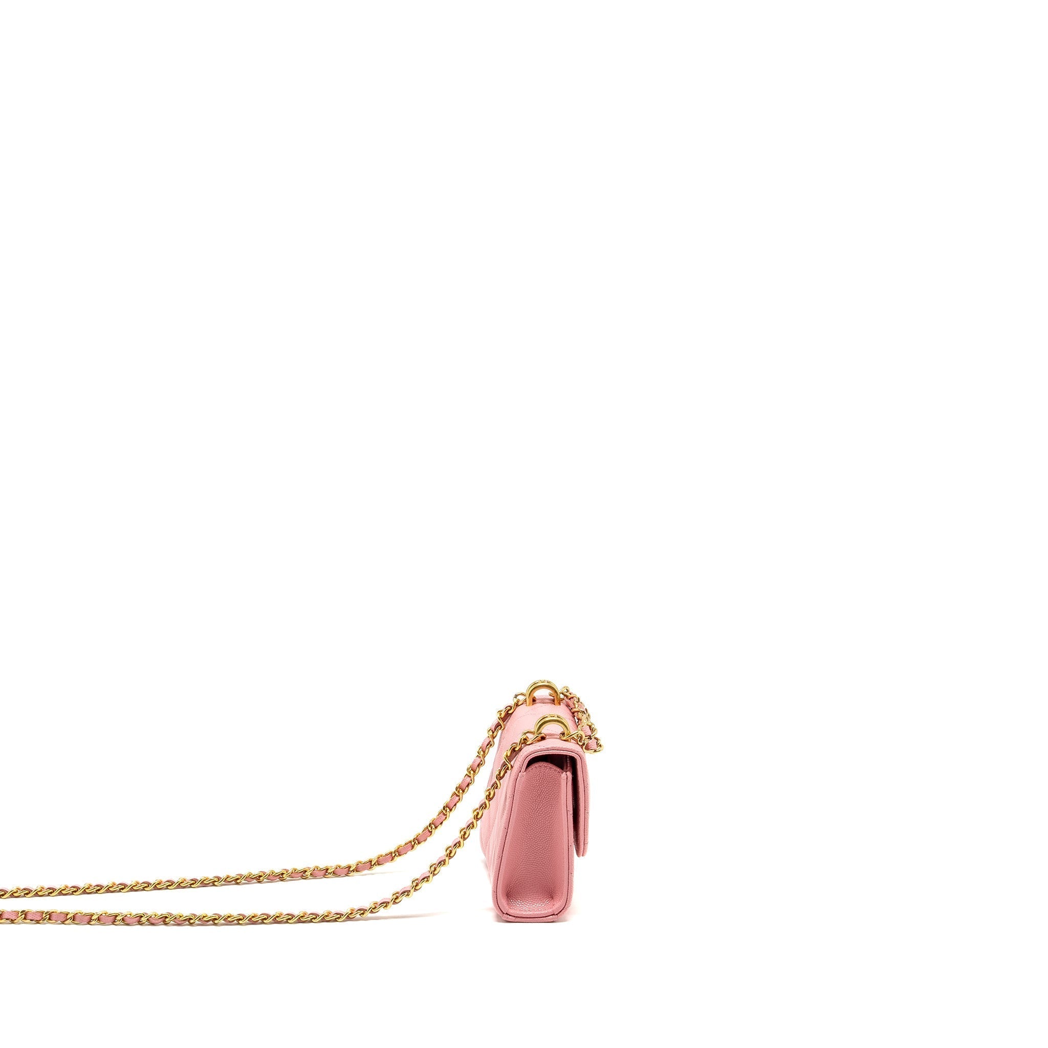 chanel-mini-flap-bag-with-chain-handle-caviar-pink-ghwmicrochip