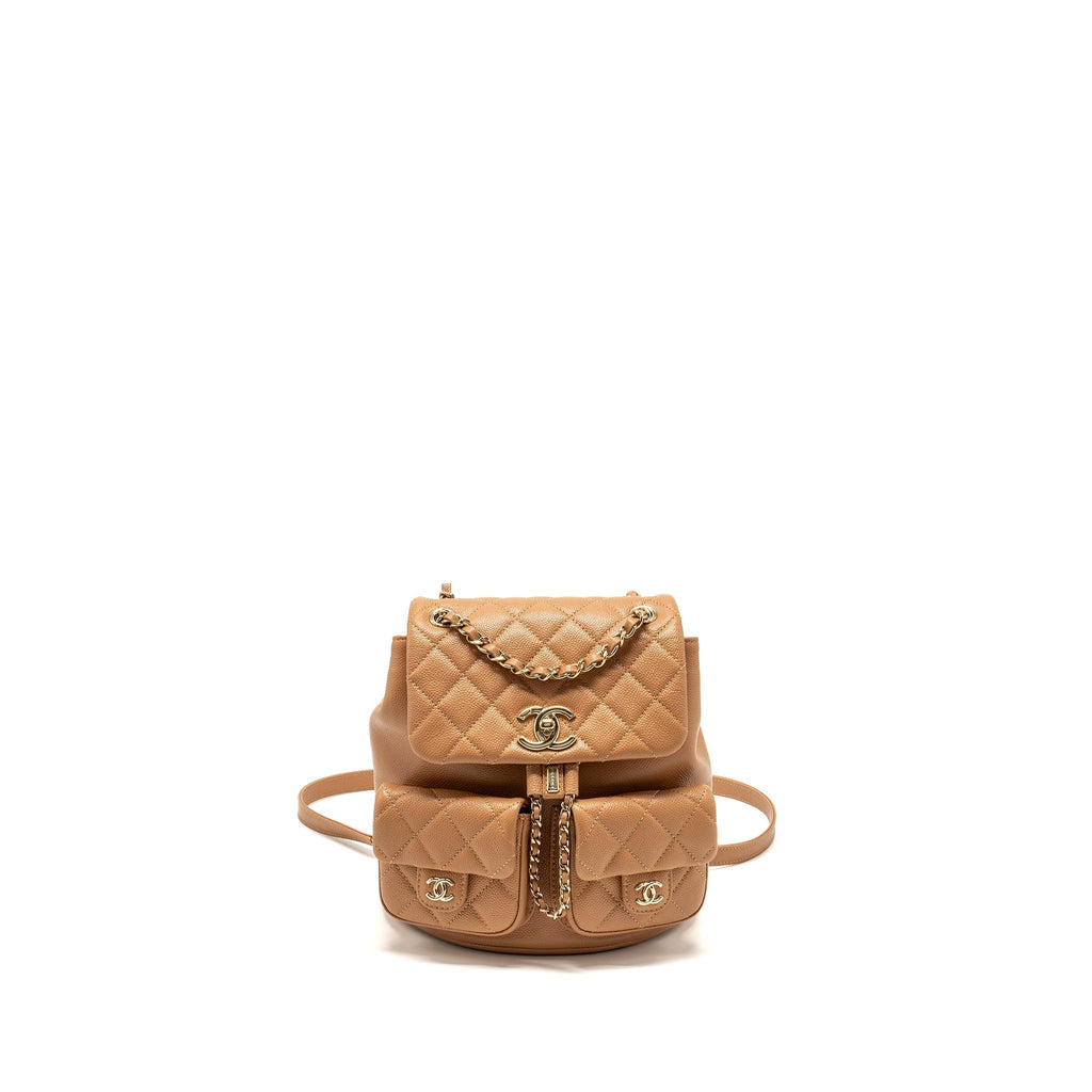 chanel-triple-pack-backpack-caviar-caramel-lghw-microchip