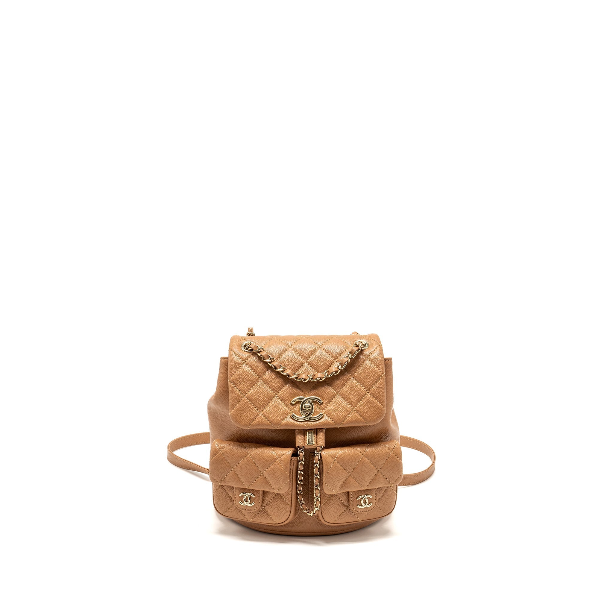 chanel-triple-pack-backpack-caviar-caramel-lghw-microchip