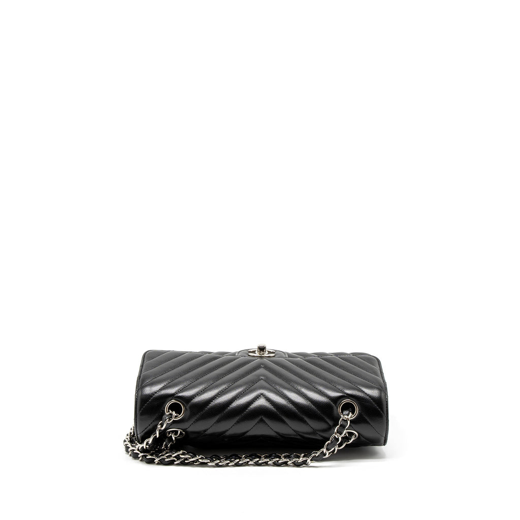chanel-medium-classic-double-flap-bag-chevron-caviar-black-shw-1