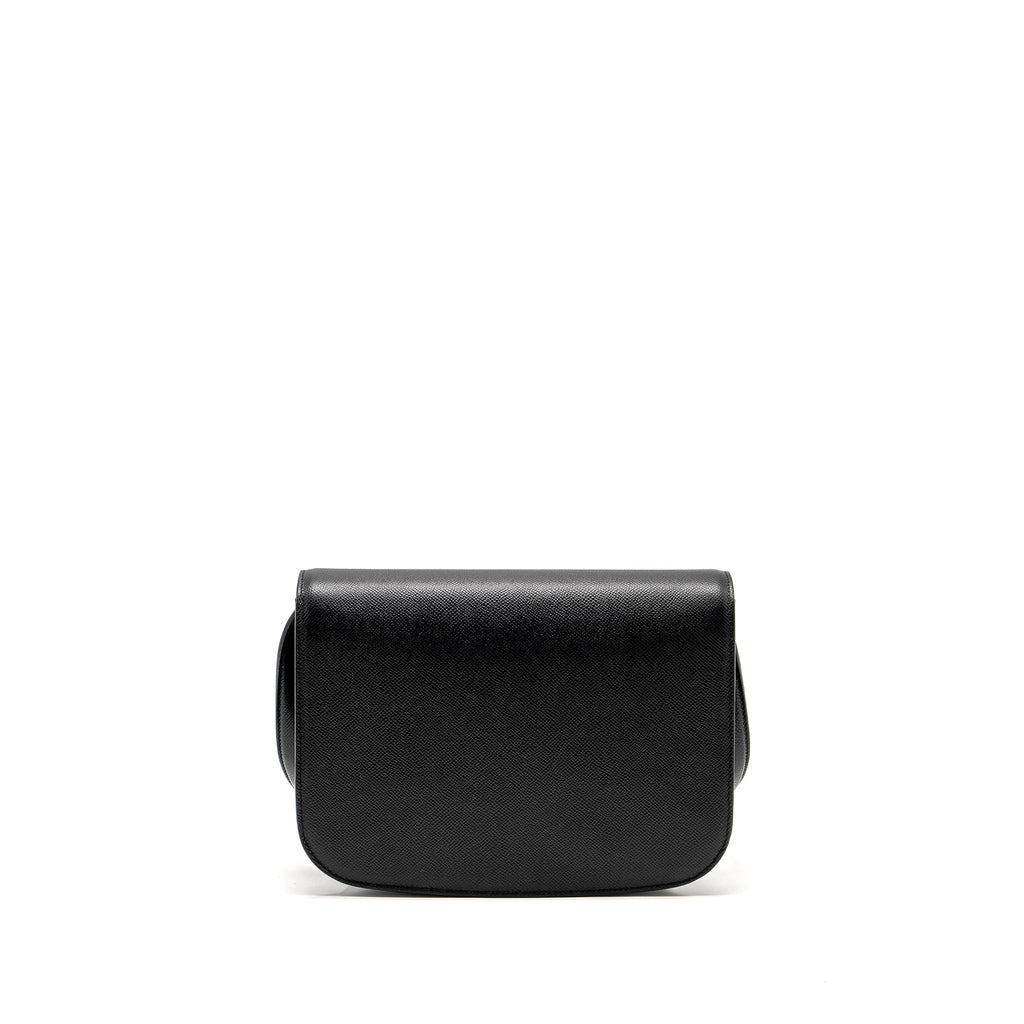 salvatore-ferragamo-gancini-rounded-flap-bag-calfskin-black-ghw