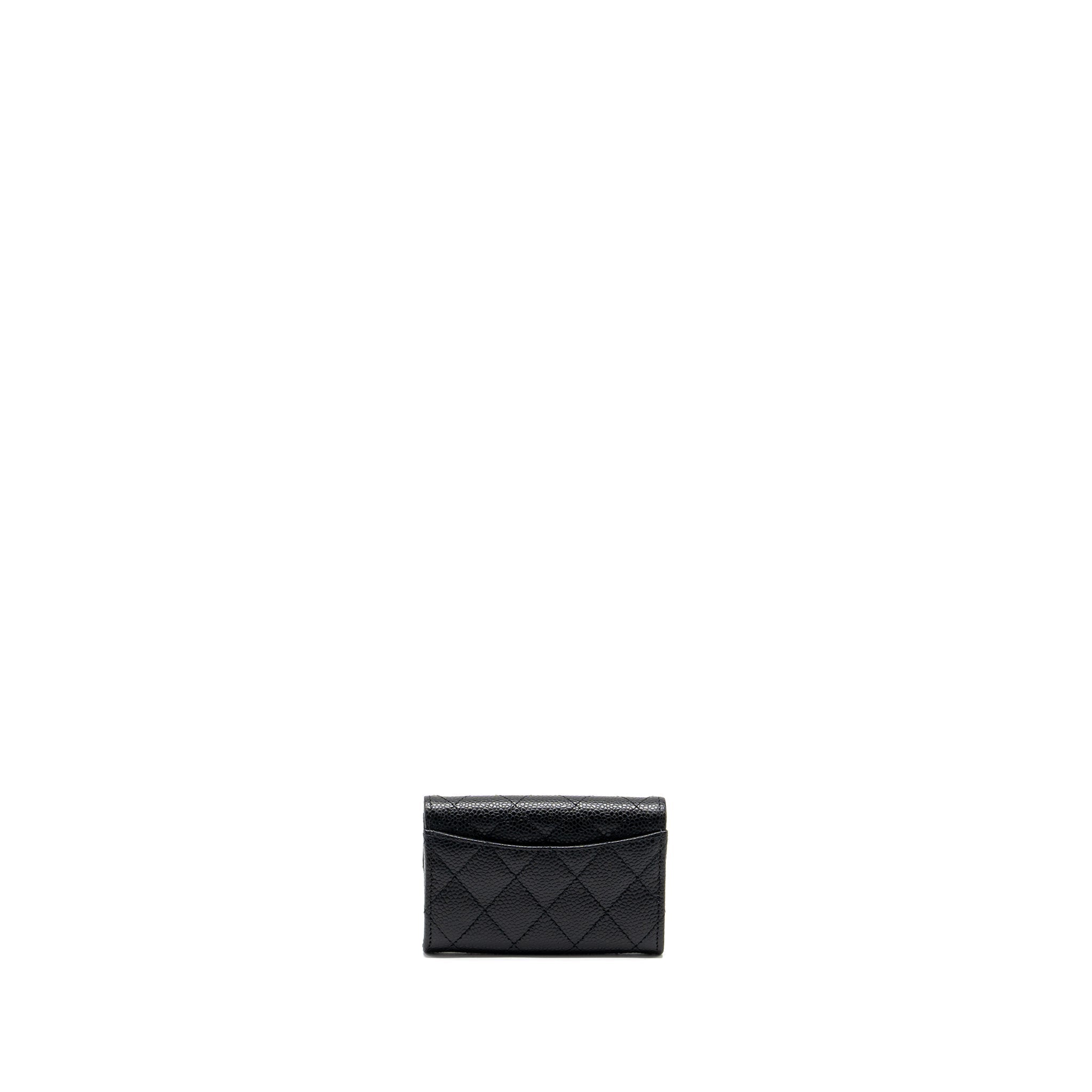 chanel-classic-flap-card-holder-caviar-black-shw-microchip-1