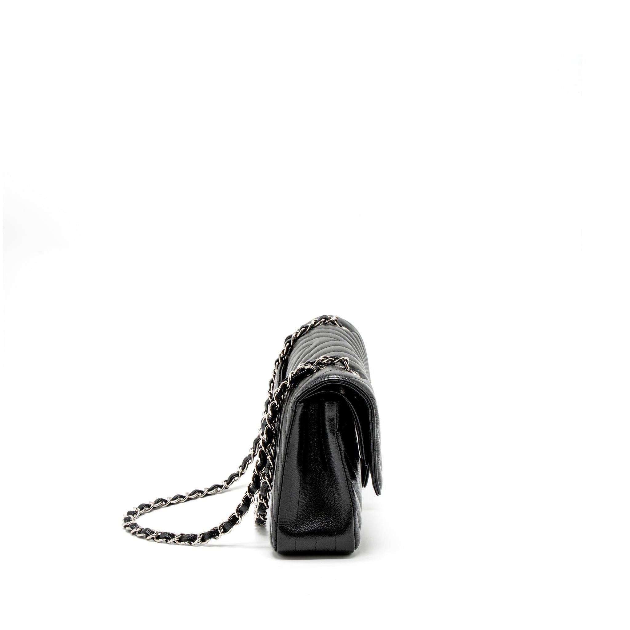 chanel-medium-classic-double-flap-bag-chevron-caviar-black-shw-1