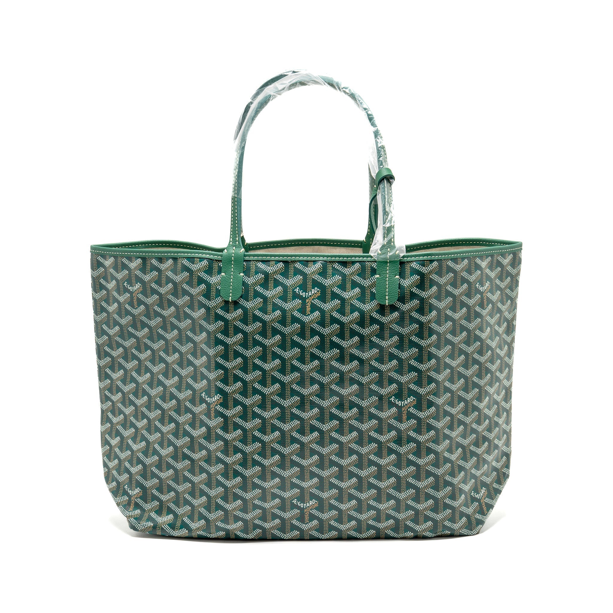 goyard-saint-louis-pm-tote-goyardine-canvas-green-shw