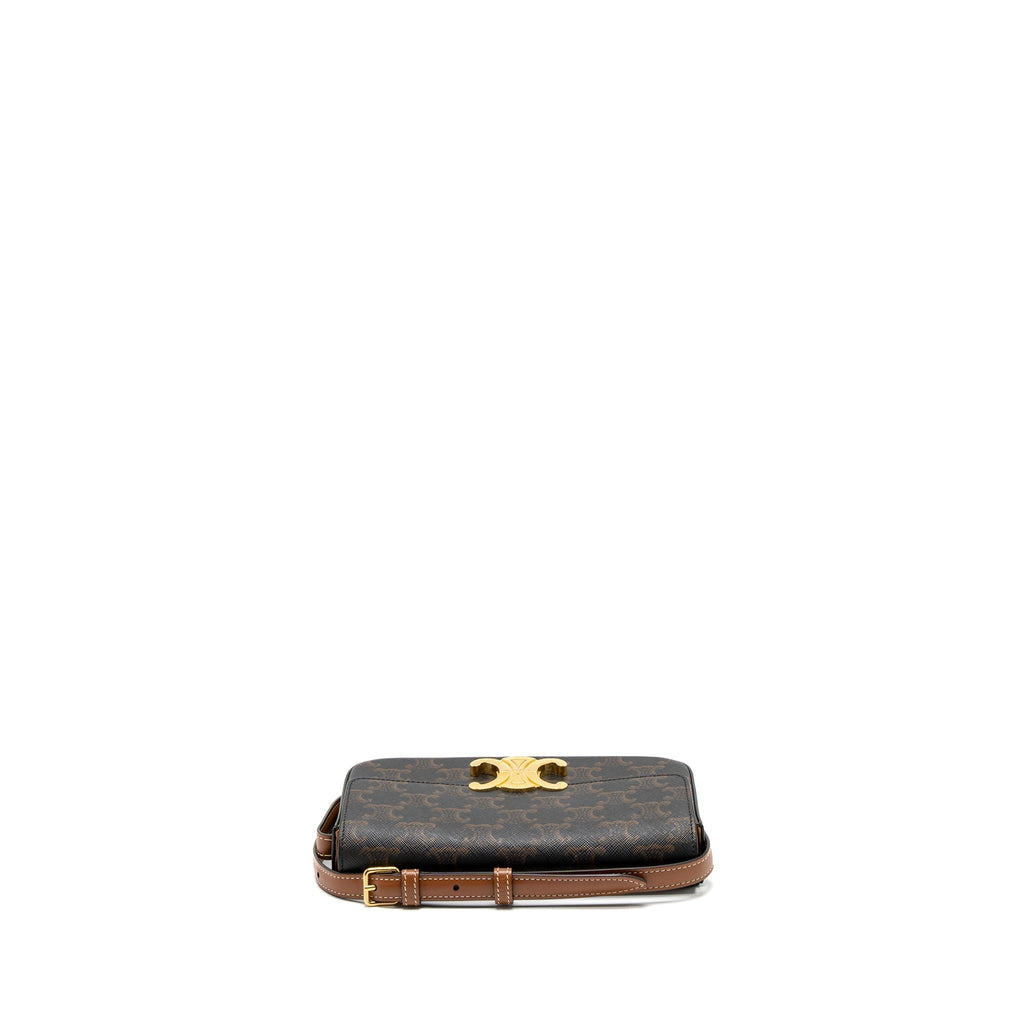 celine-triomphe-shoulder-bag-triomphe-canvas-calfskin-tan-ghw