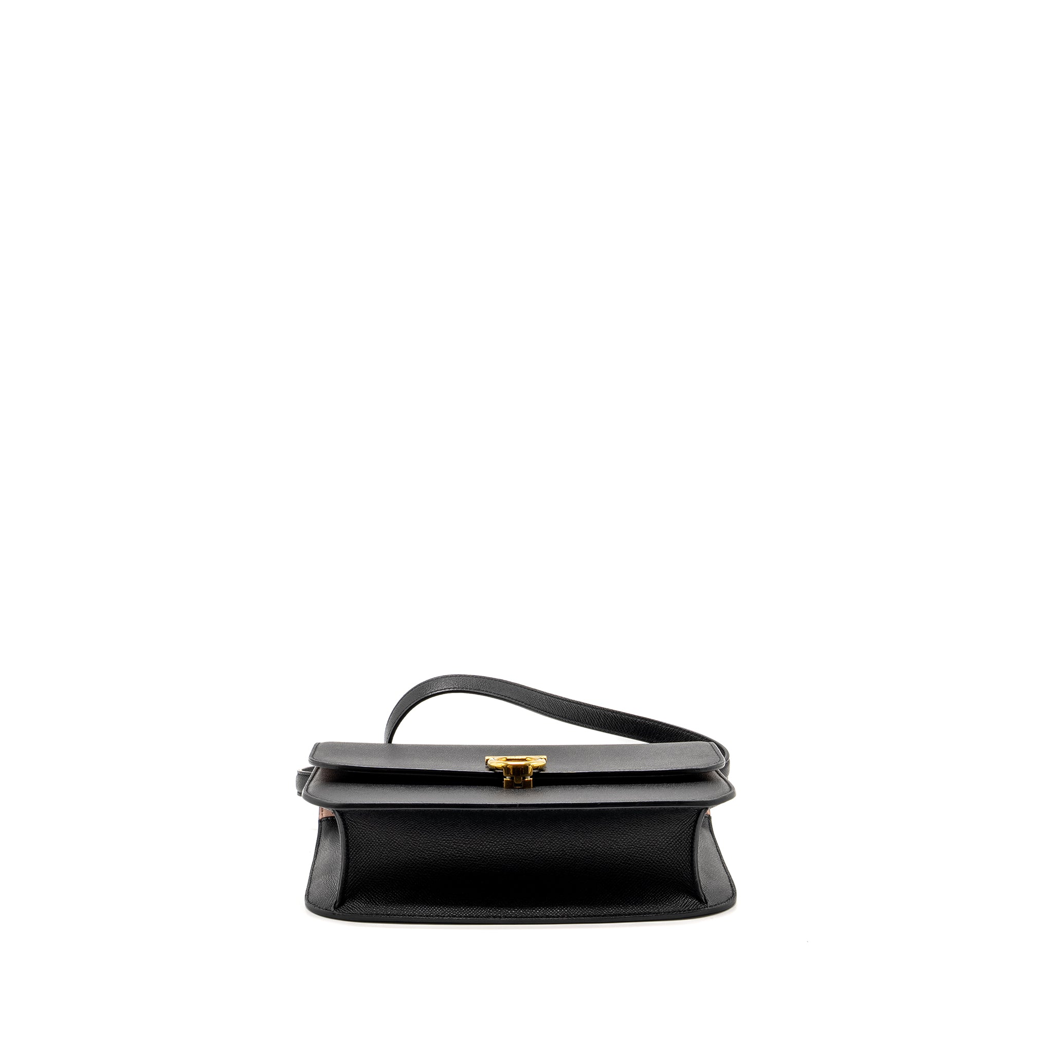 salvatore-ferragamo-gancini-rounded-flap-bag-calfskin-black-ghw
