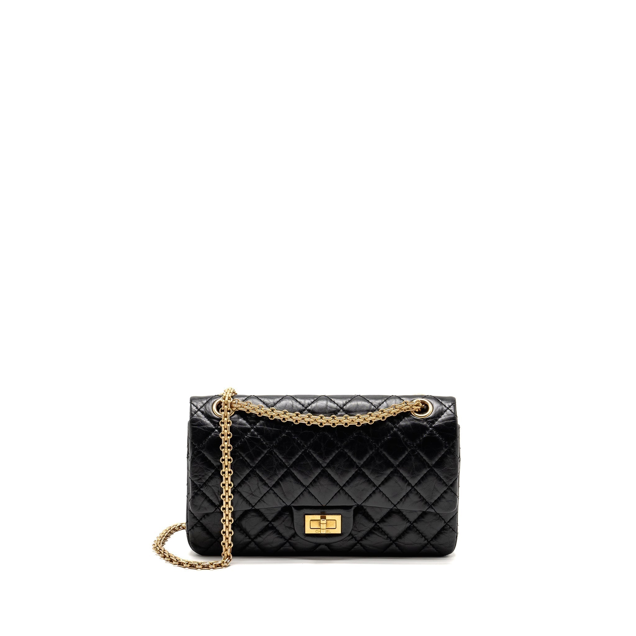 chanel-small-2-55-reissue-double-flap-bag-age-calfskin-black-ghw
